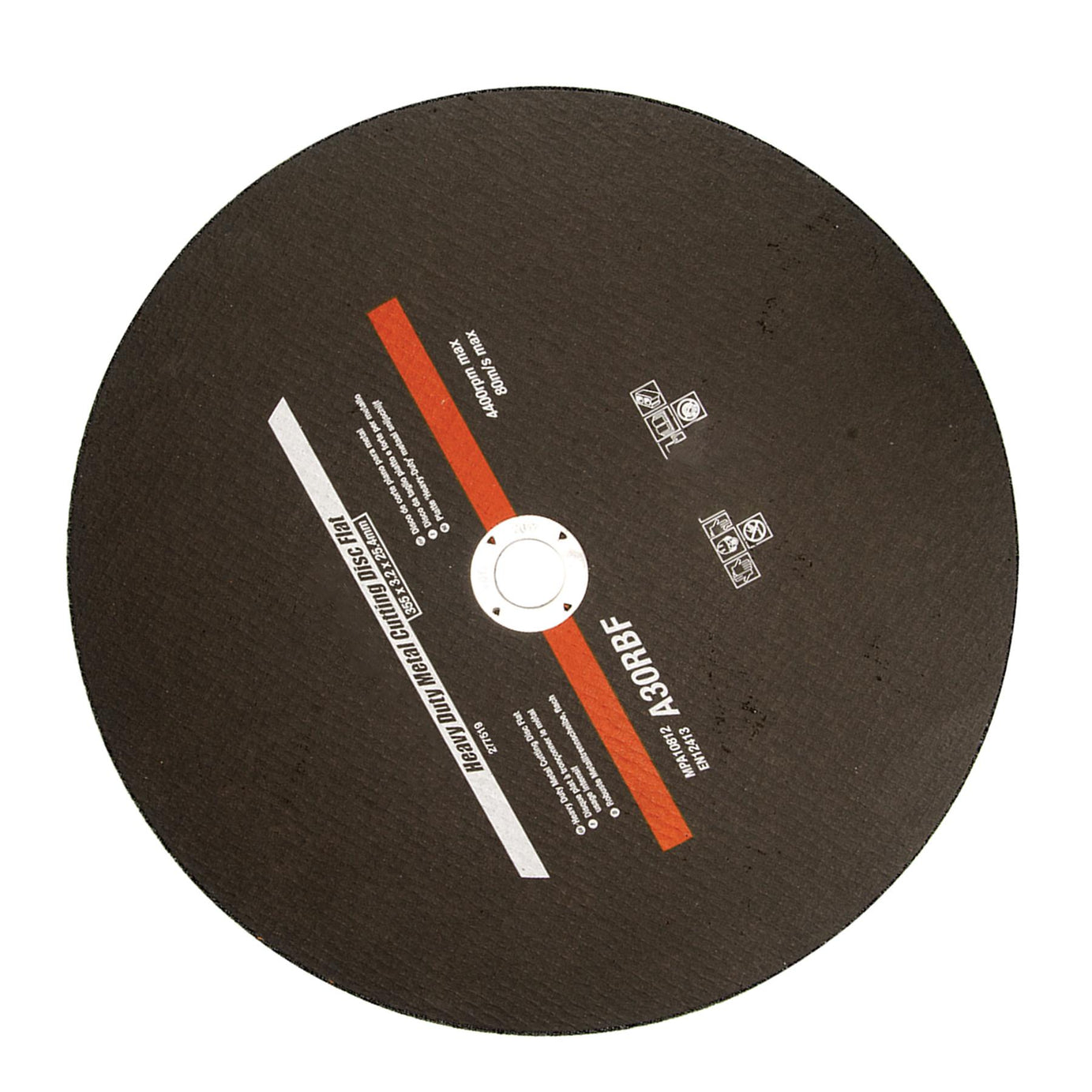 Heavy Duty Metal Cutting Disc Flat 355 x 3.2 x 25.4mm Angle Grinder  Long life