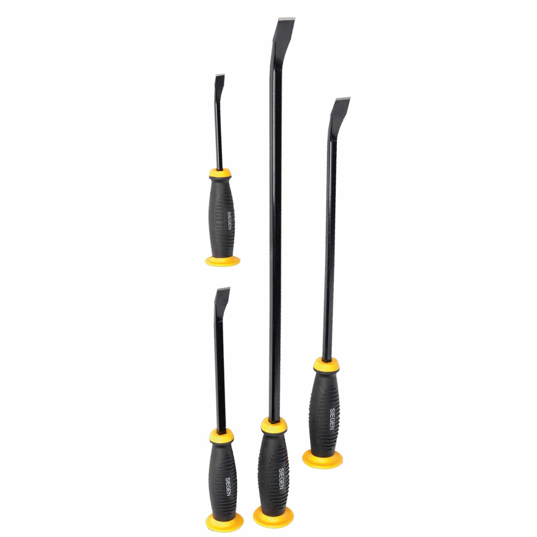 Sealey Pry Bar Set with Hammer Cap 4pc