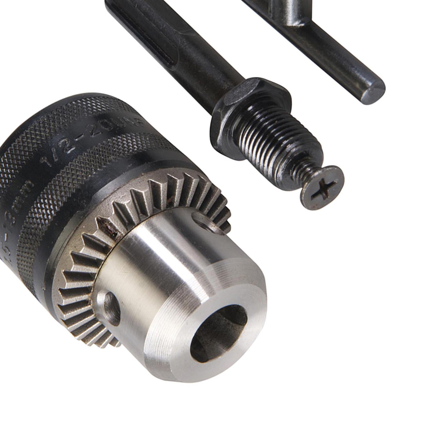 13mm 1/2" UNF Drill Chuck With SDS Shaft Adaptor and Chuck Key
