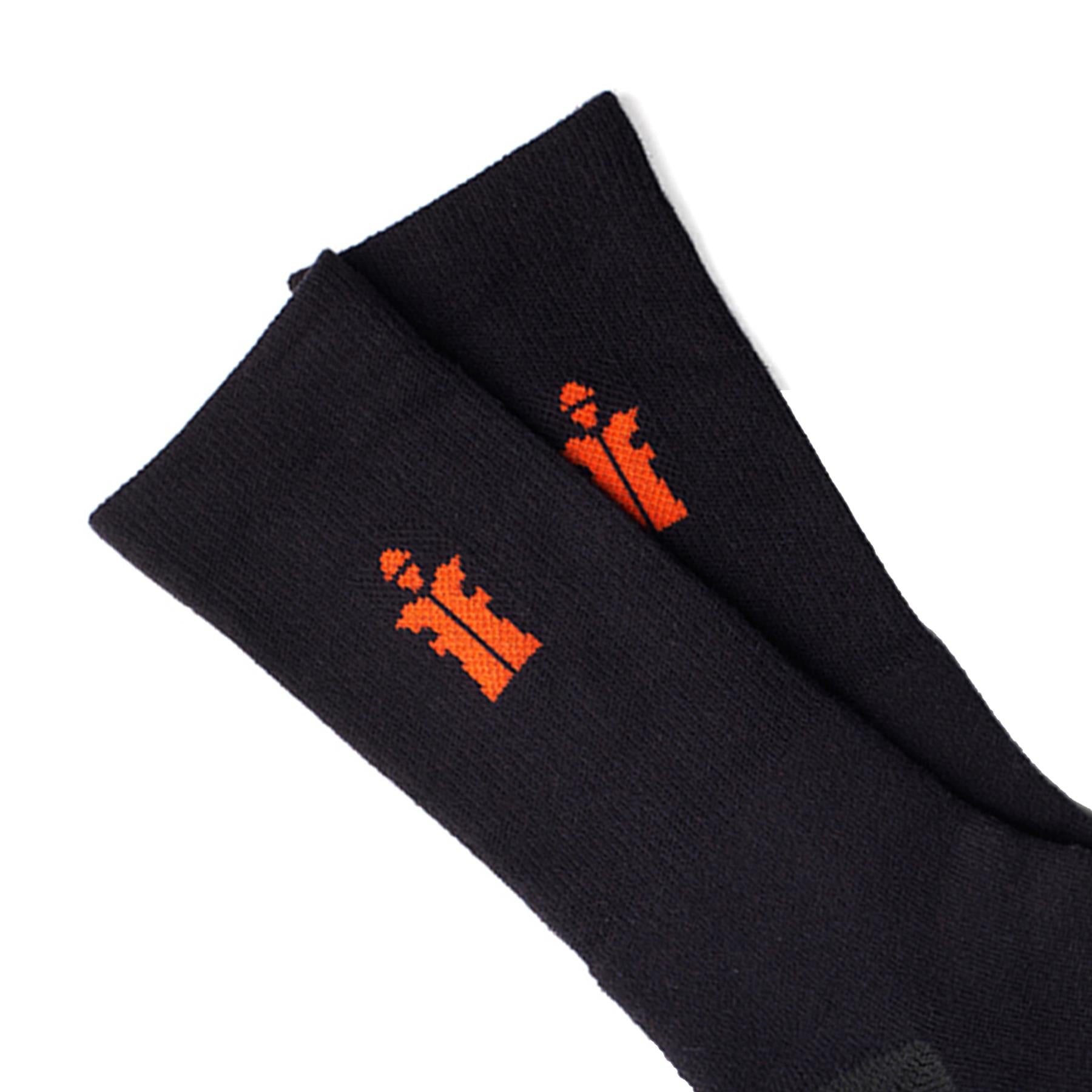 Scruffs Worker Socks Black 3pk Size 3 - 6.5 / 36 - 40