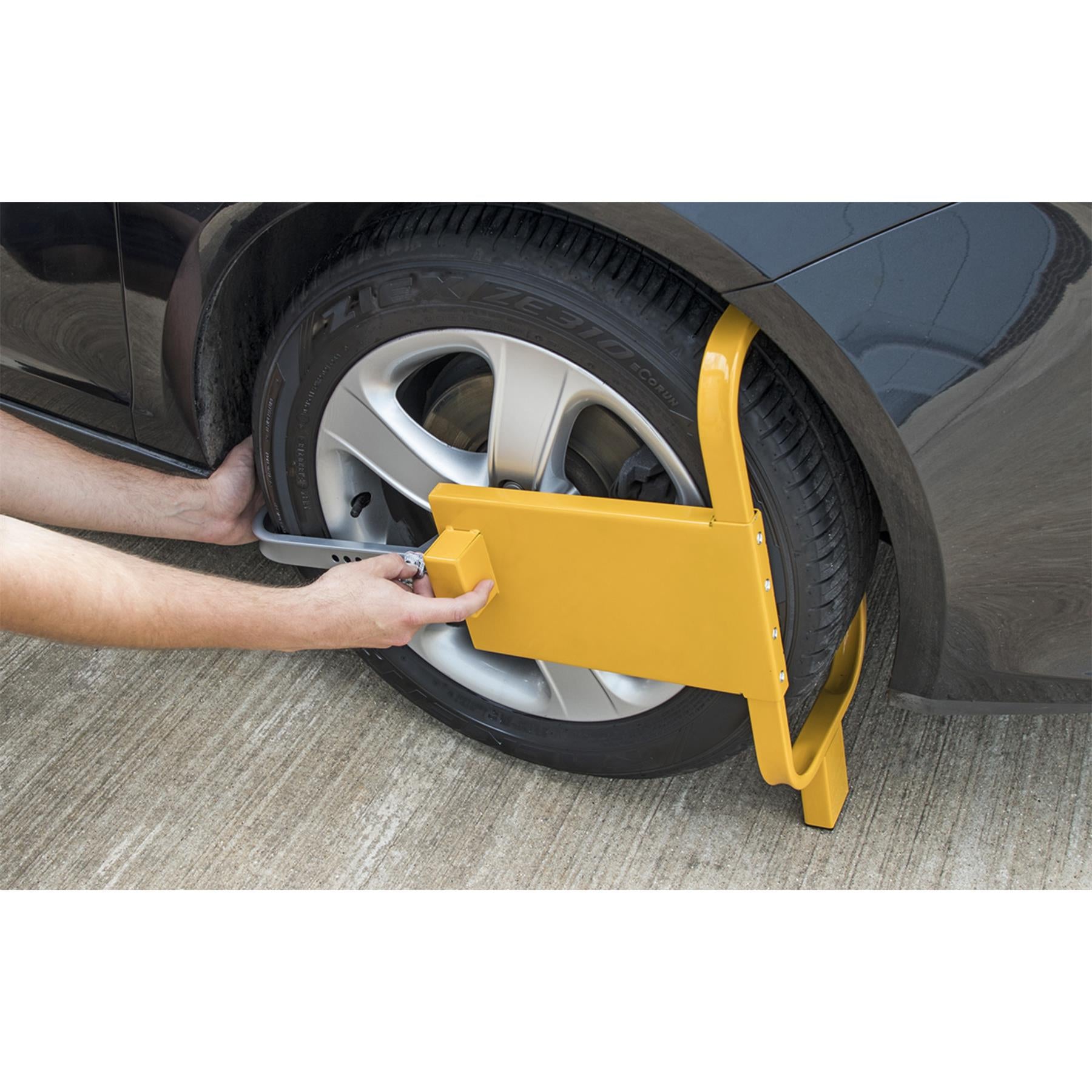 Sealey Wheel Clamp with Lock & Key