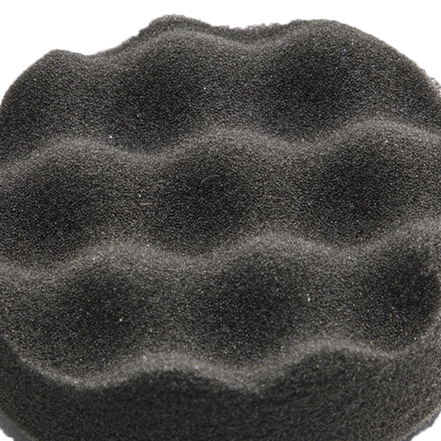 Sealey Buffing & Polishing Foam Head Hook & Loop 80x25mm Black/Soft