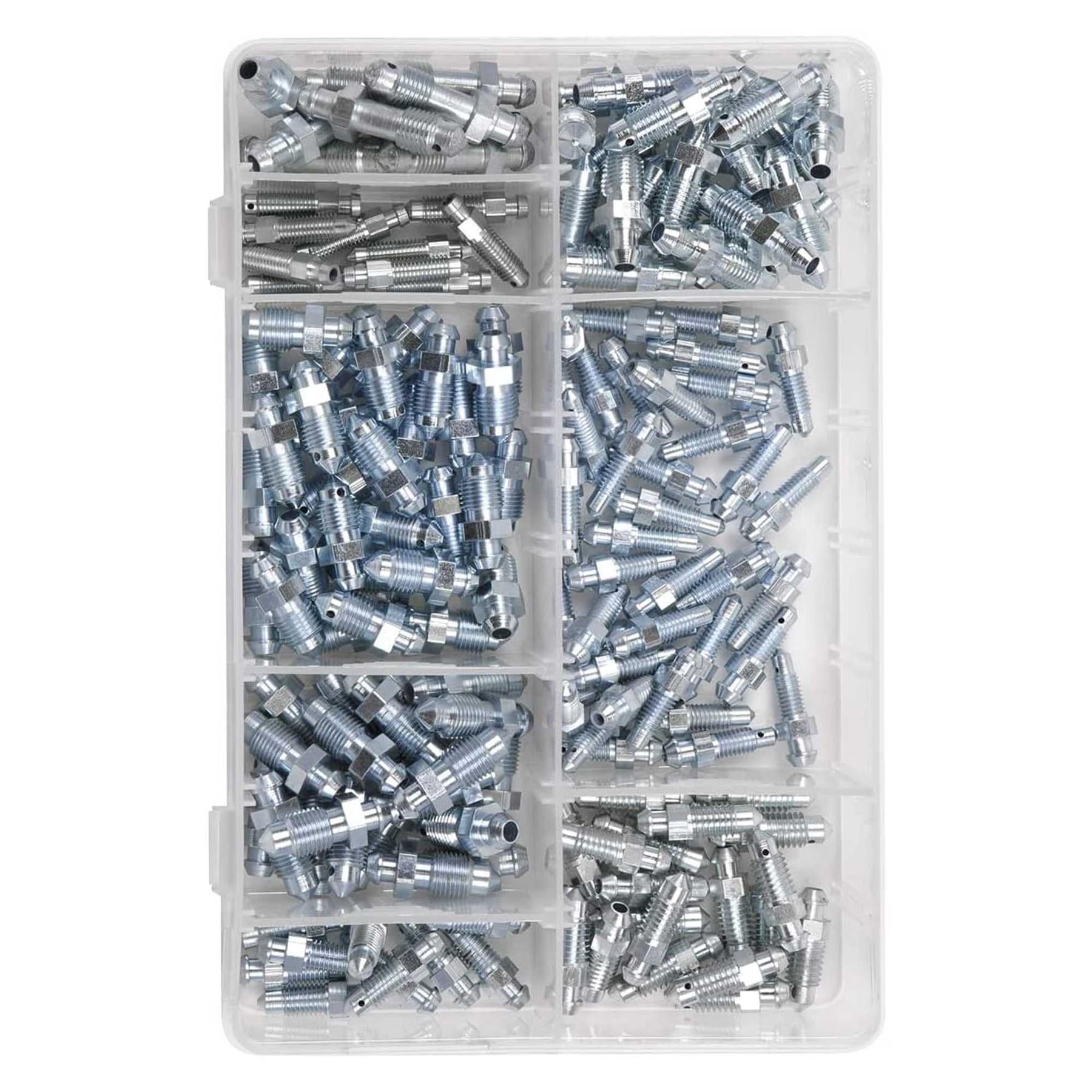 Sealey Bleed Nipple Assorted Box 160pc