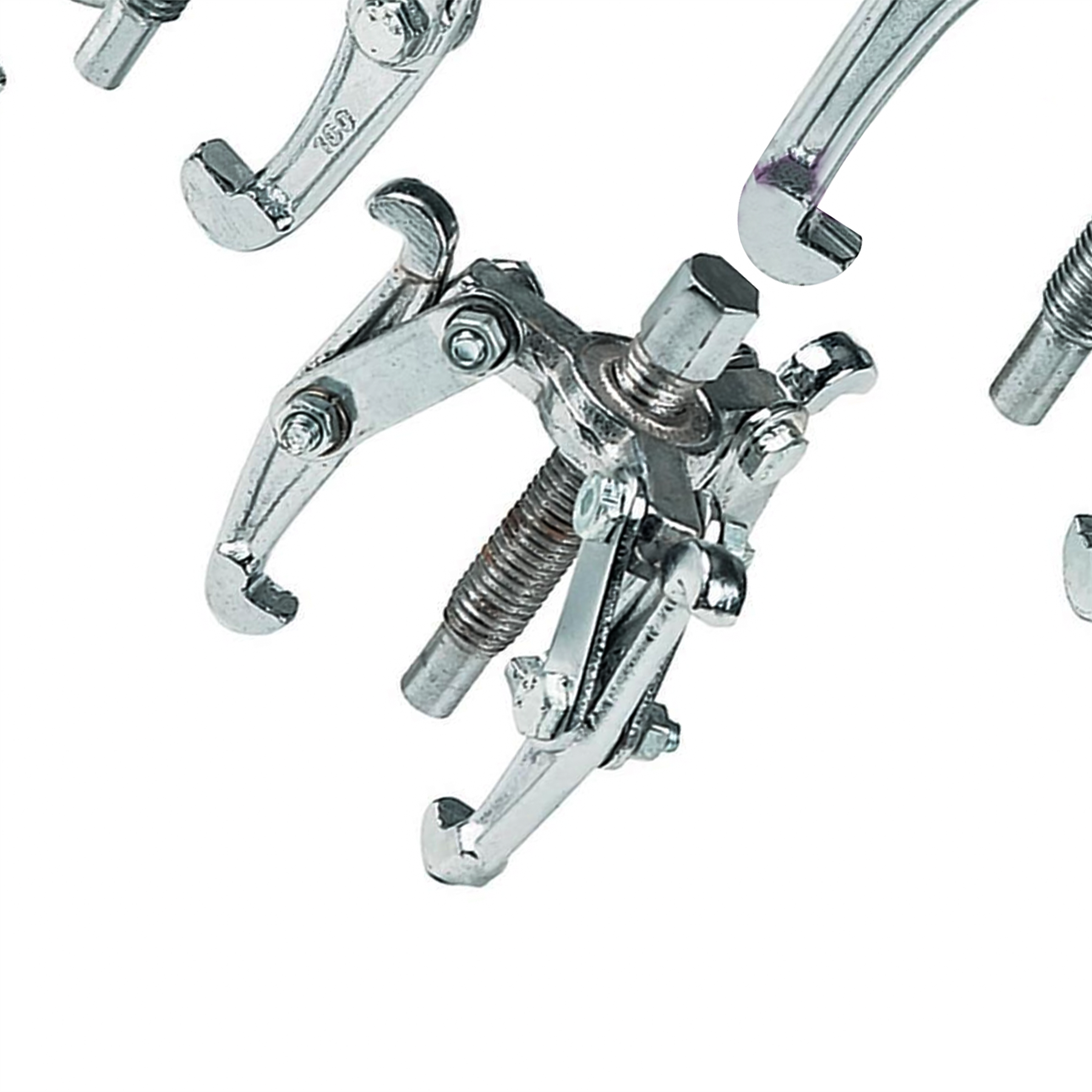 Heavy Duty Gear Puller Set 3pcs 75mm 100mm & 150mm Internal Or External Use Hand Tools New