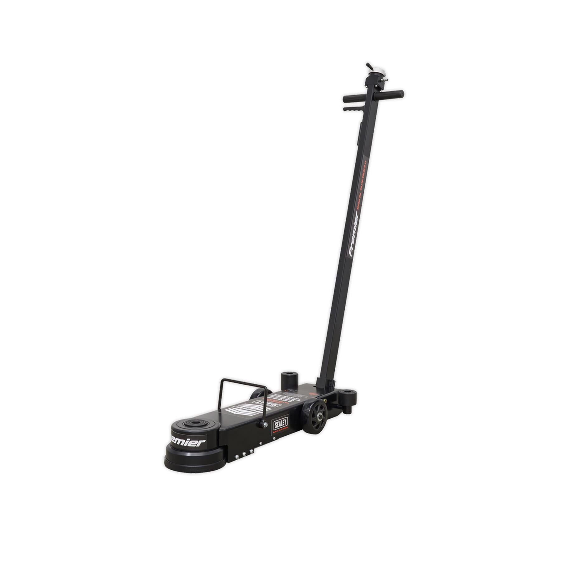 Sealey Air Operated Jack 10-40t Telescopic - Long Reach/Low Entry