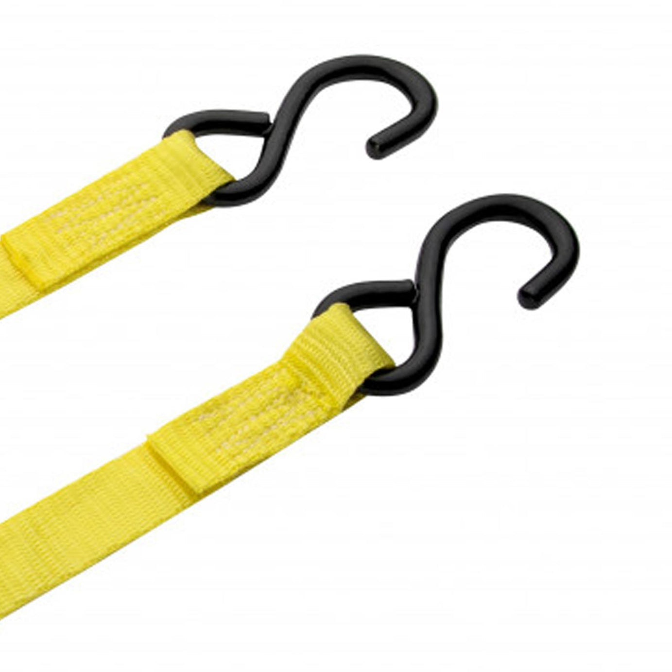 BlueSpot S Hook Cam Buckle (25mm x 2m/6ft) Polyester Webbing With Hooks Tiedown Loads