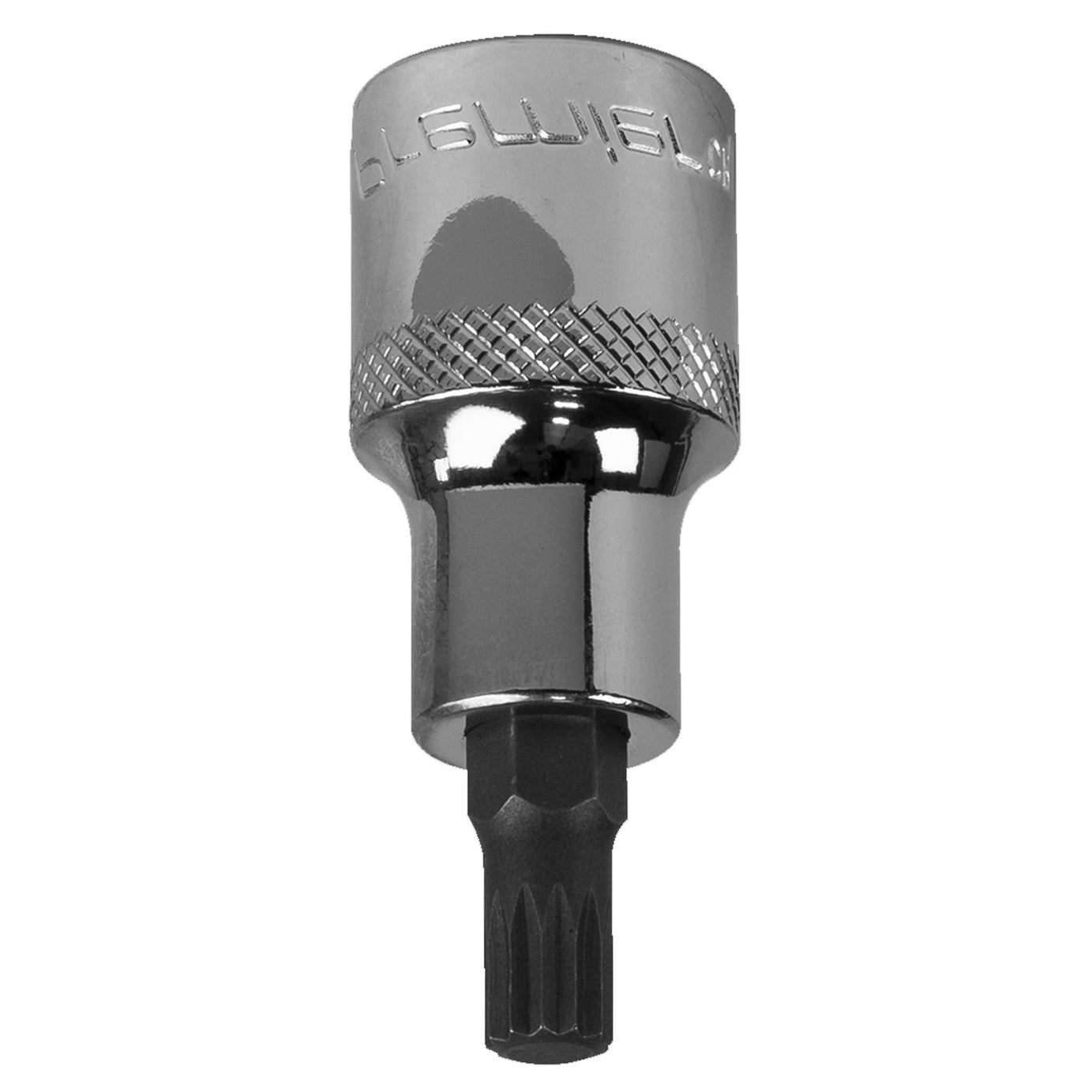 Sealey Spline Socket Bit M8 1/2"Sq Drive Chrome Vanadium steel