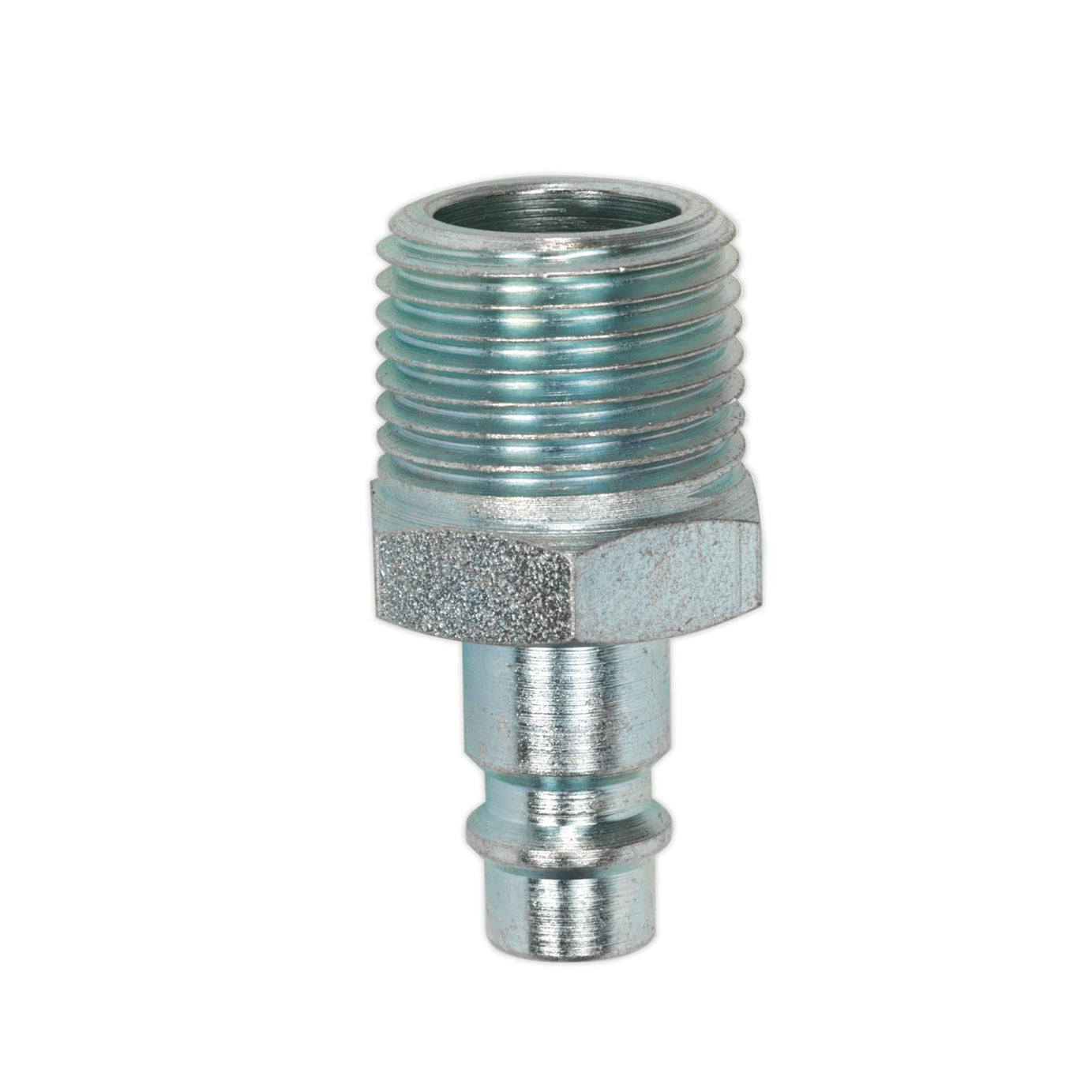 Sealey Screwed Male Adaptor Air Line Connector Quick Coupling 1/2"BSPT Pack of 2