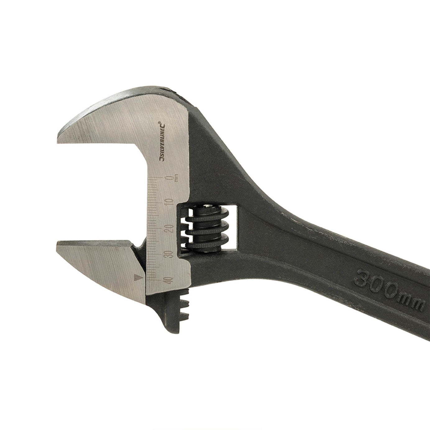 Expert Adjustable Wrench Length 250mm - Jaw 27mm Precision-Ground Slides