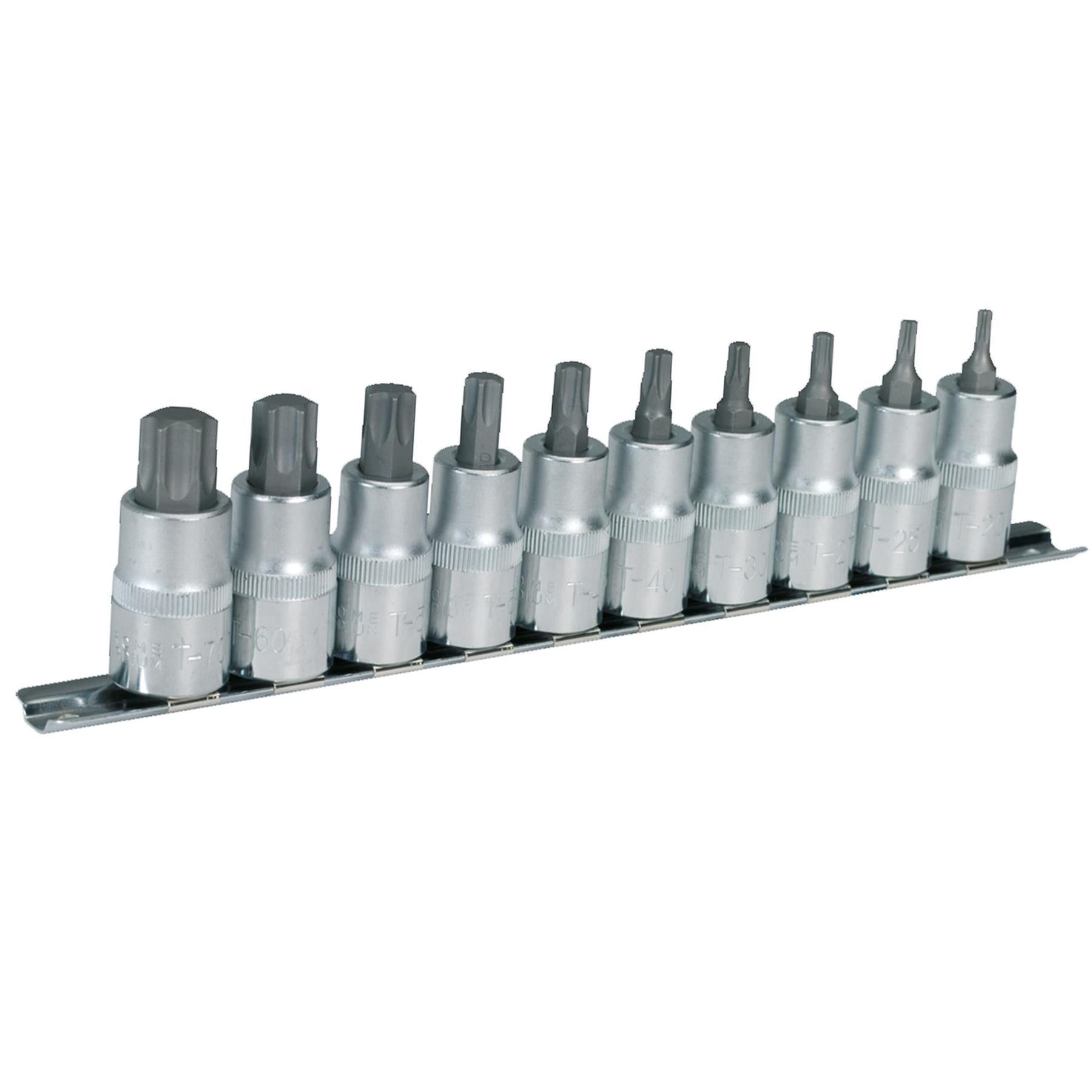 Sealey TRX-Star* Socket Bit Set 10pc 1/2"Sq Drive