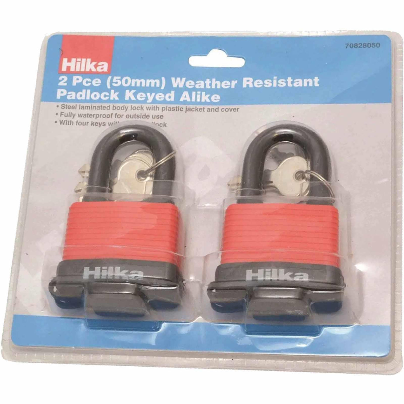 Weather Resistant Padlock Set