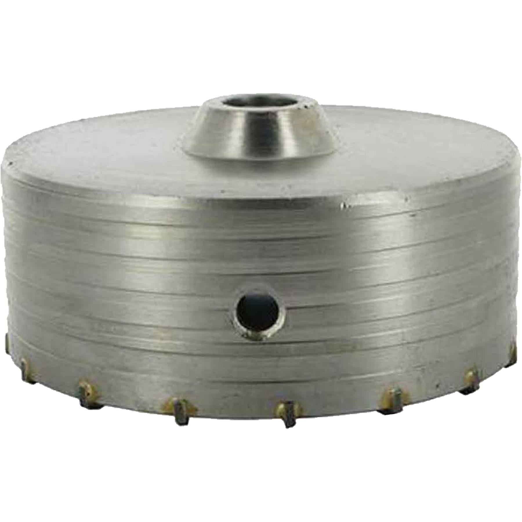 TCT Core Drill Bit 150mm Hole Saw Masonry Stone Brick SDS Plus 200mm Shaft Pilot