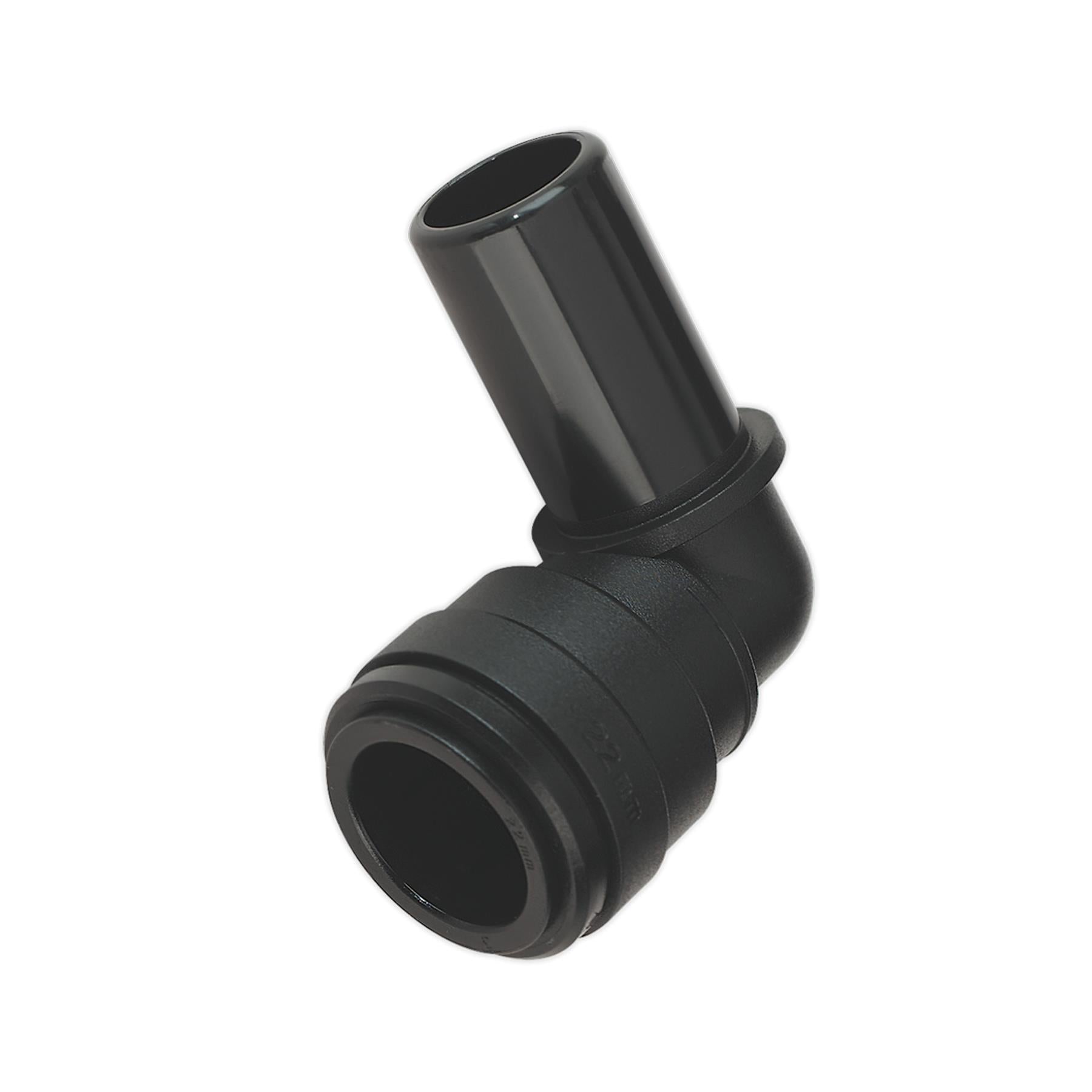 Sealey Stem Elbow 22mm Pack of 2 (John Guest Speedfit - PM222222E)