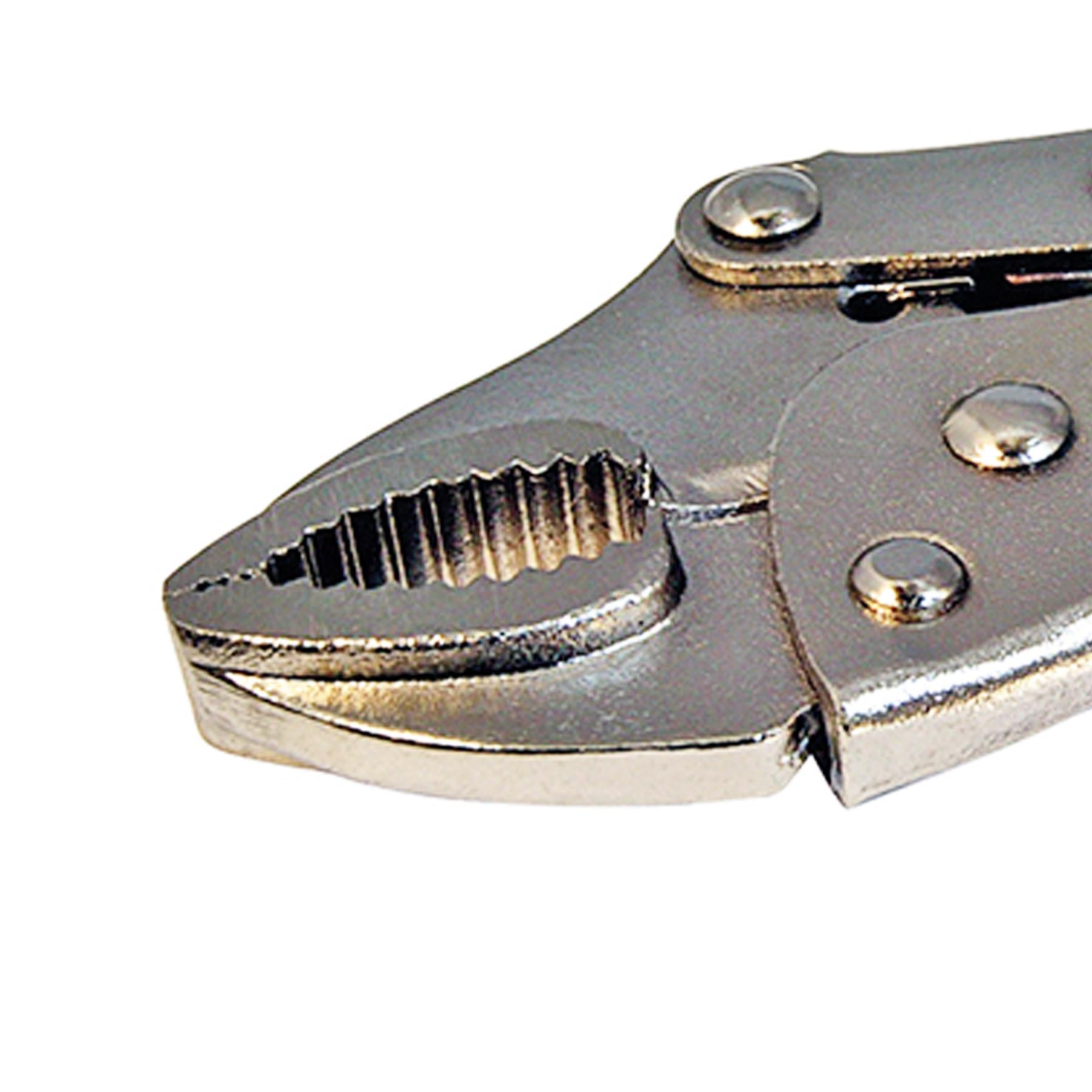 Self Locking Pliers - 180mm Curved Easy Screw Adjustment For Controlled Grip