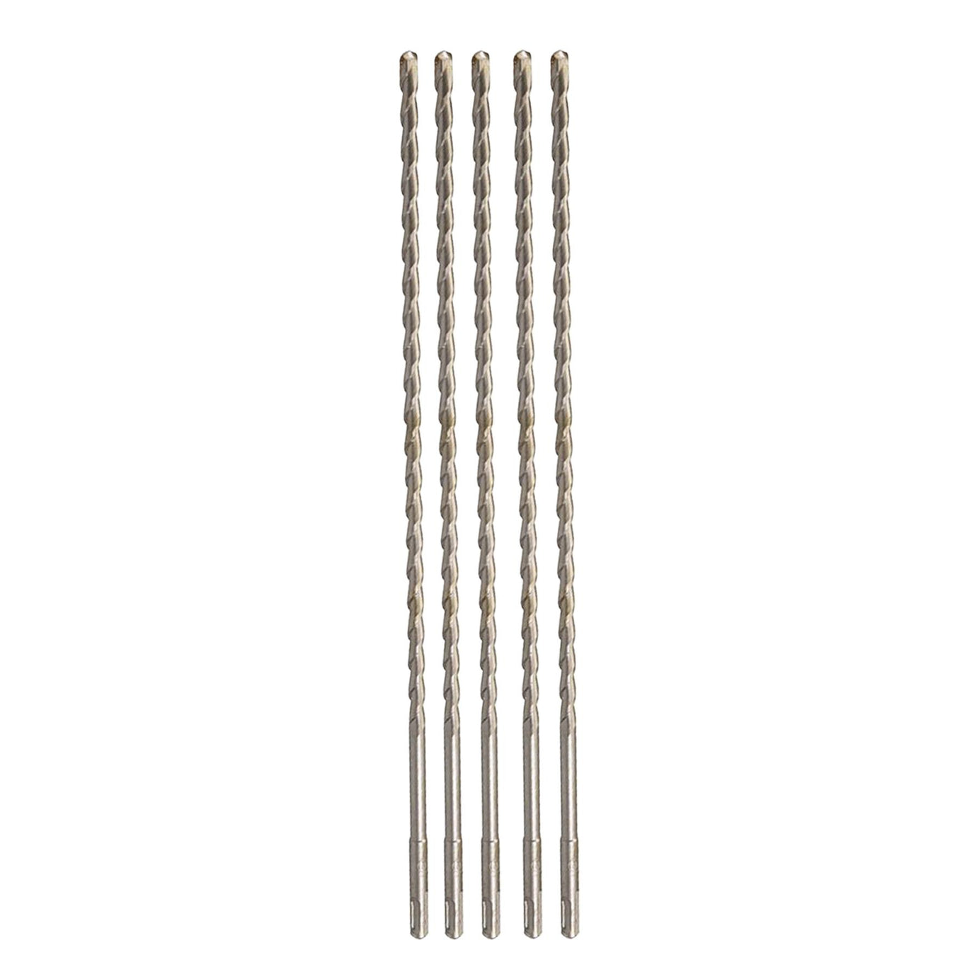 5 x SDS+ PLUS MASONRY DRILL BIT 10 x 460mm, TUNGSTEN CARBIDE TIP, FOR STONE CONCRETE BRICK