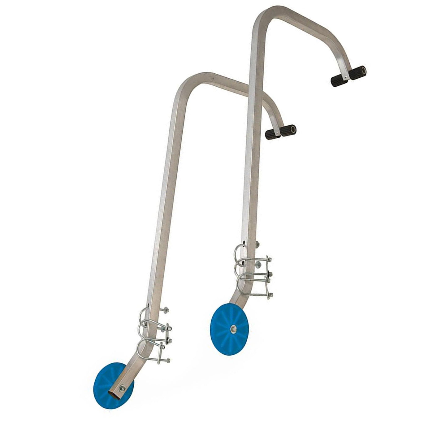 Pair of Roof Hook Kit For Extension Ladders With Wheels & Fixings 1015mm
