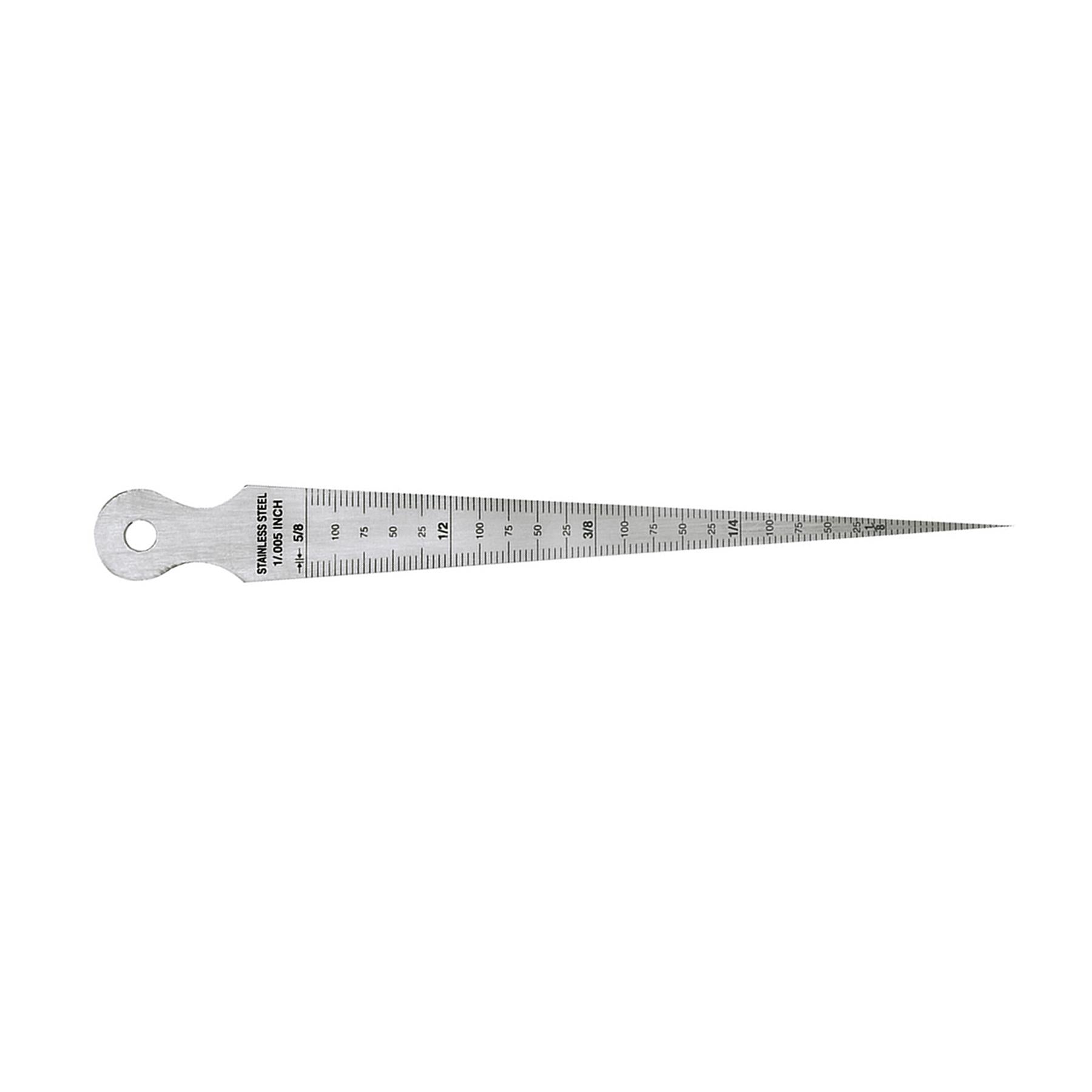 Bore Gauge 1milimeter - 15mm / 1/8" 5/8" Ground And Tempered Stainless Steel Gauge