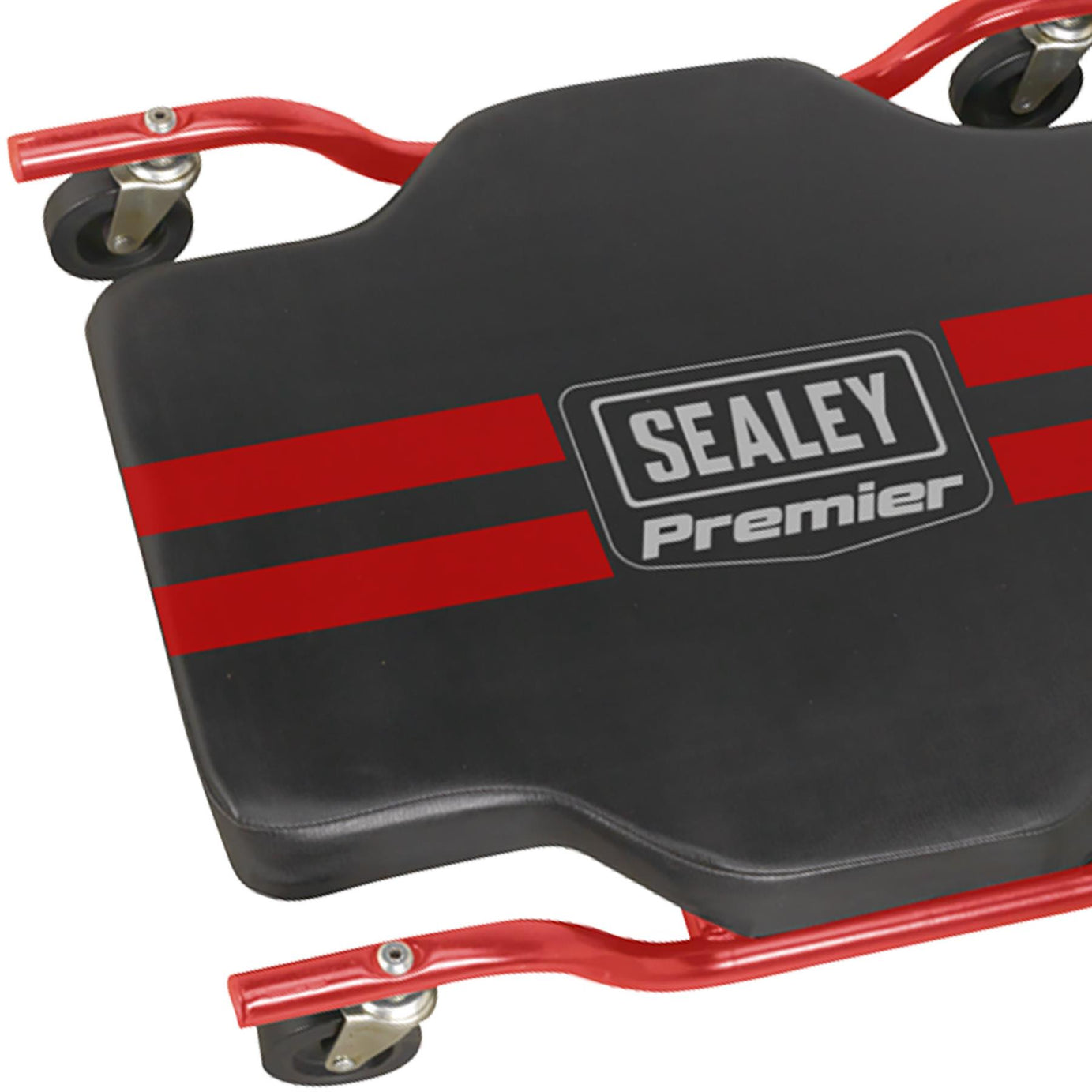 Sealey Steel Creeper with 6 Wheels & Headrest Deluxe