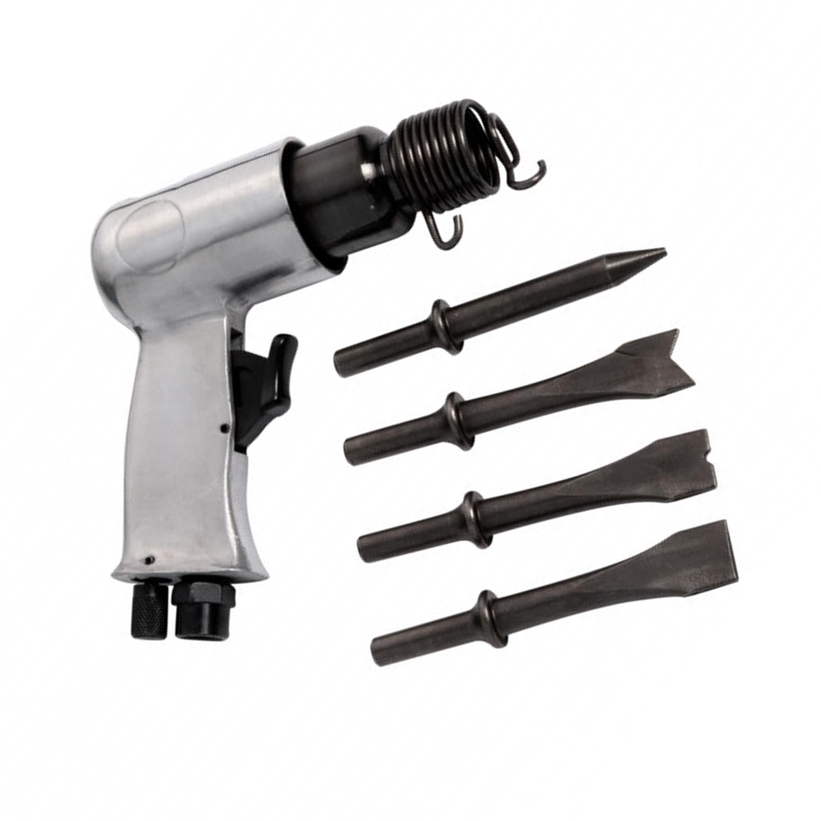 BlueSpot 150mm Heavy Duty Air Hammer Drill & Chisel Set + 4 Chisels 1/4" BSP Punch Cutter