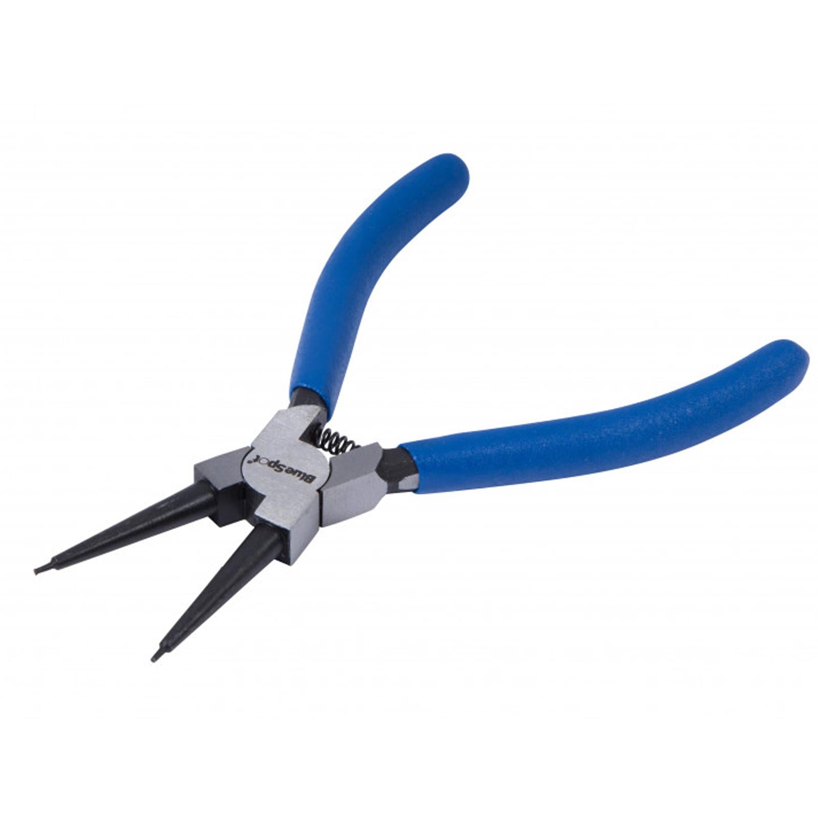 BlueSpot New Circlip Plier Internal Straight Circlip 6" (150mm) Pliers Soft Grip Handle