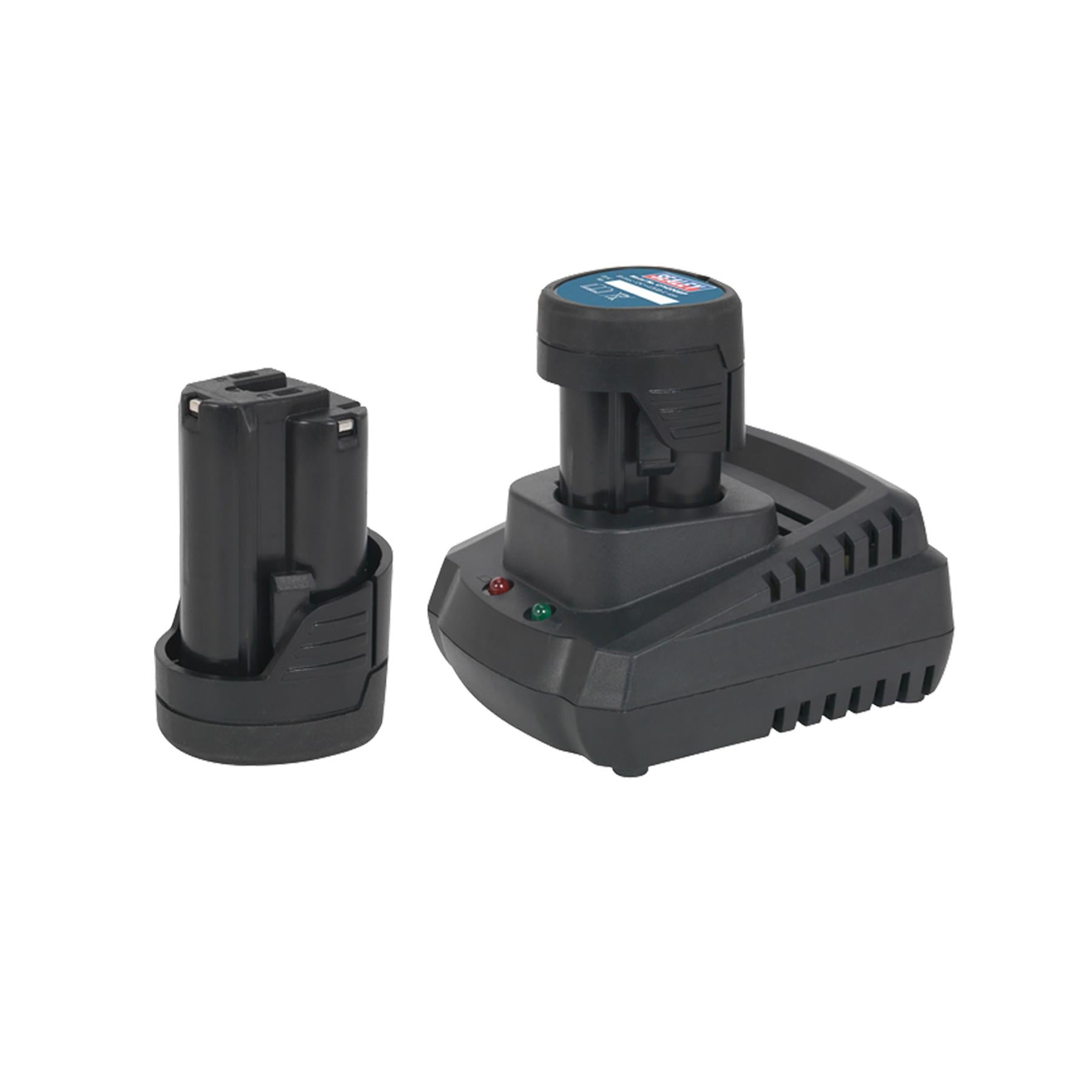 Sealey Impact Driver Kit 1/4" Hex Drive 12V Li-ion - 2 Batteries