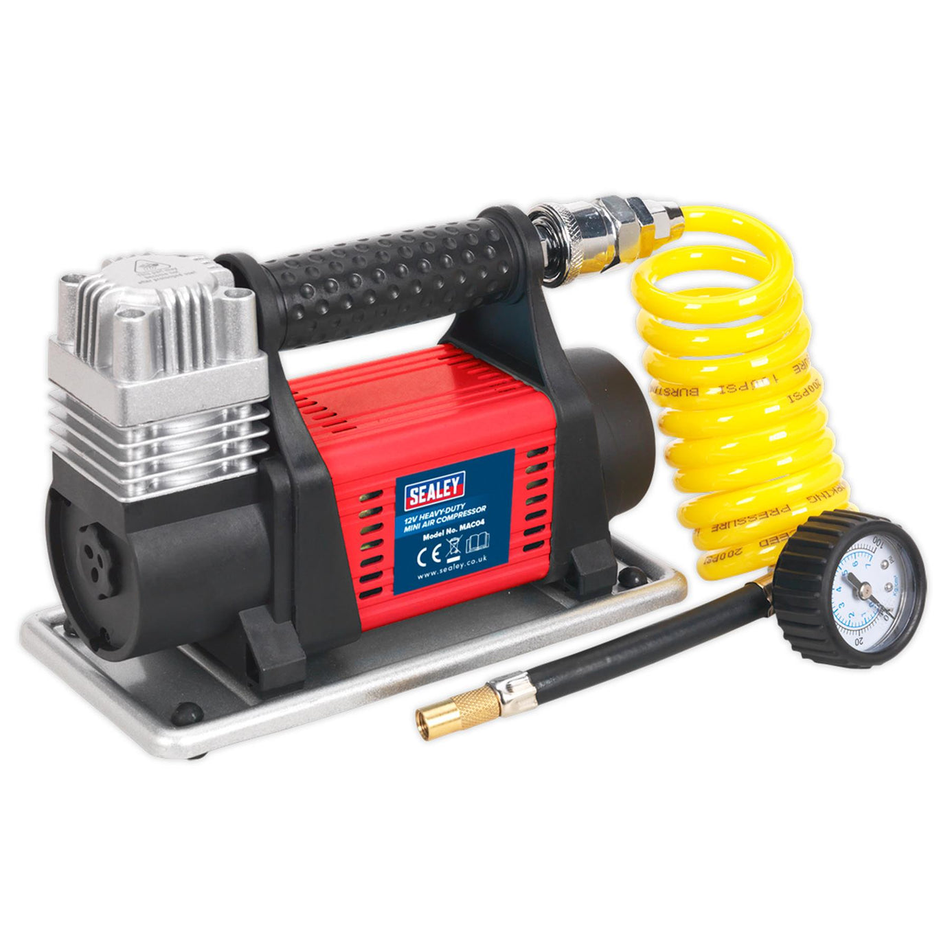 Sealey 12V Heavy-Duty Tyre Inflator/Mini Air Compressor