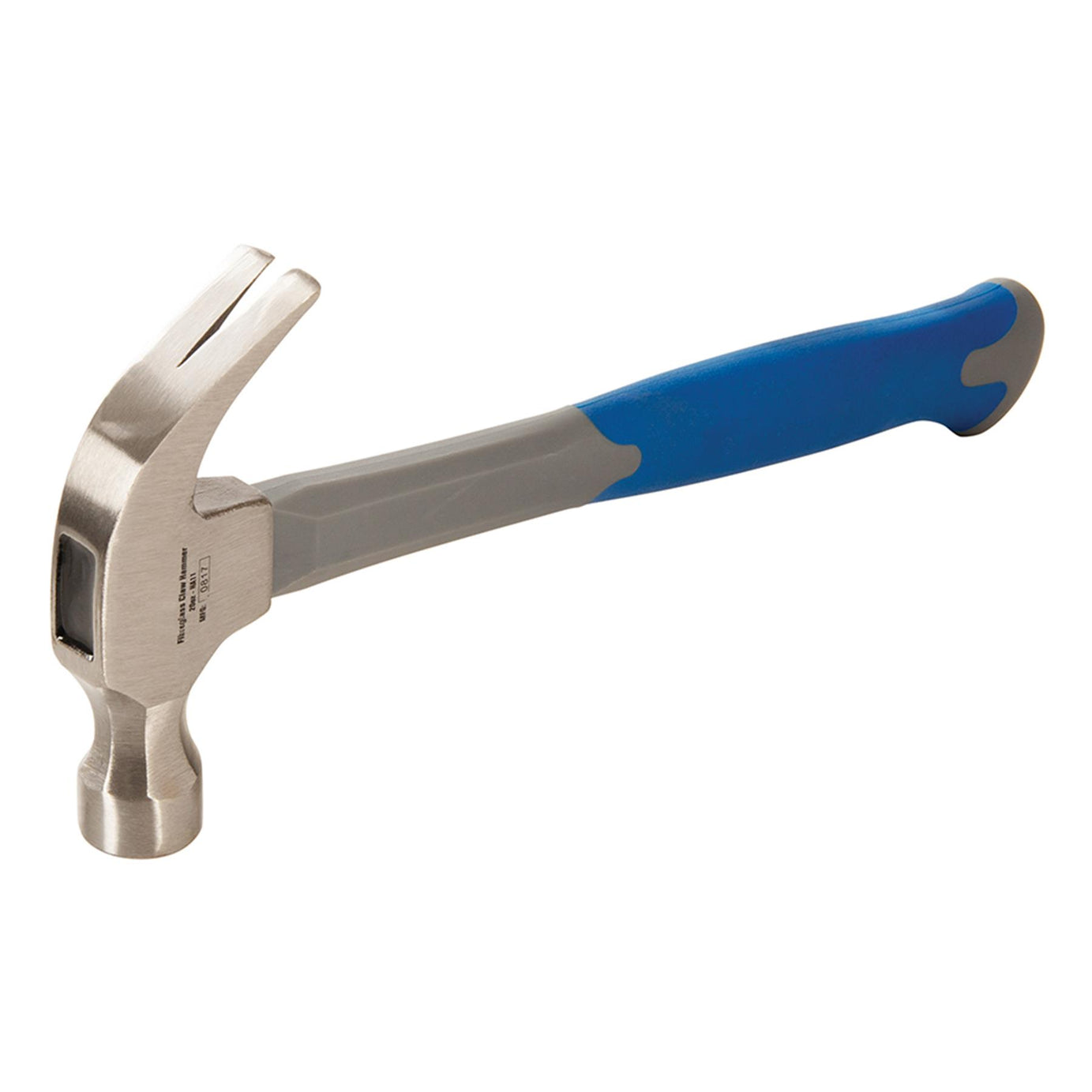 Fibreglass Claw Hammer 20Oz (567G) Curved Head Nail Pull Fiberglass High Grip