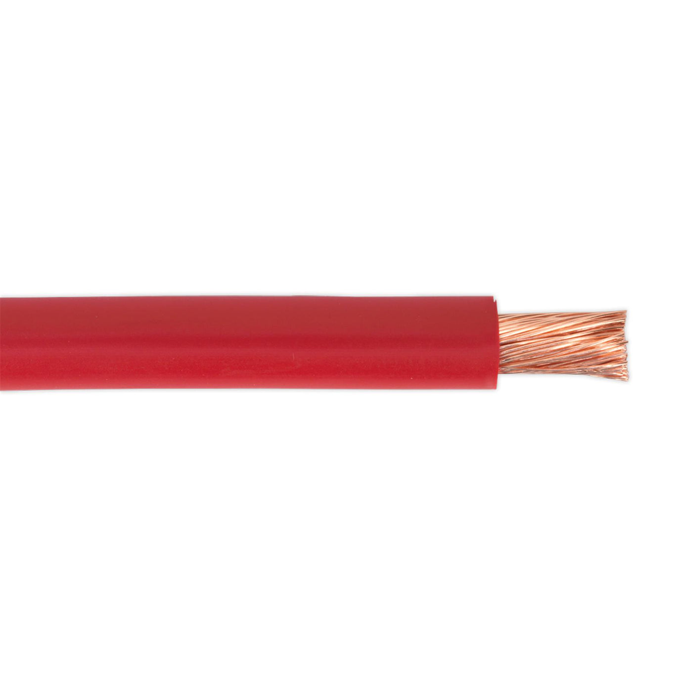 Sealey Automotive Battery Starter Welding Cable 196/0.40mm 25mm² 170A 10m Red