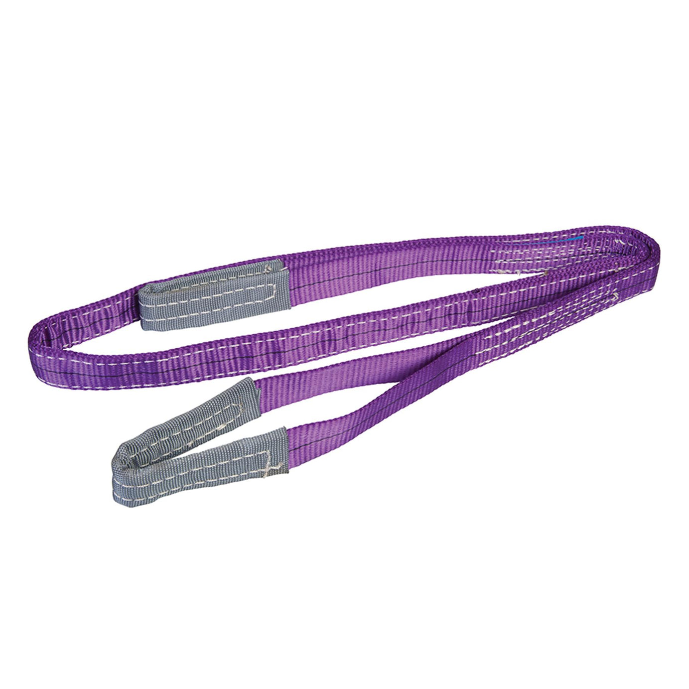 1 Tonne Webbing Lifting Sling Certified Duplex Cargo Strap Hoist Strop 2m