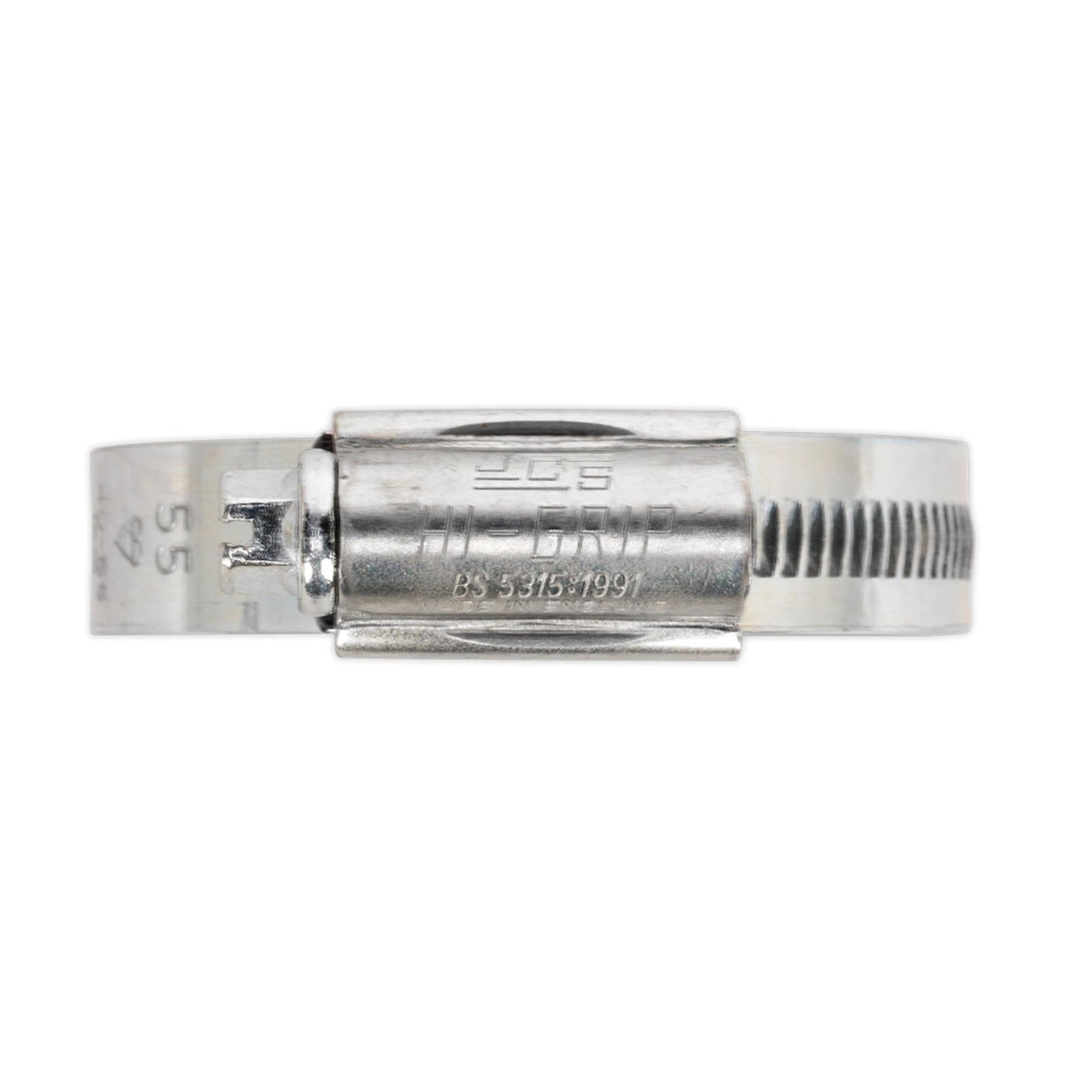 Sealey HI-GRIP Hose Clip Zinc Plated �110-140mm Pack of 10