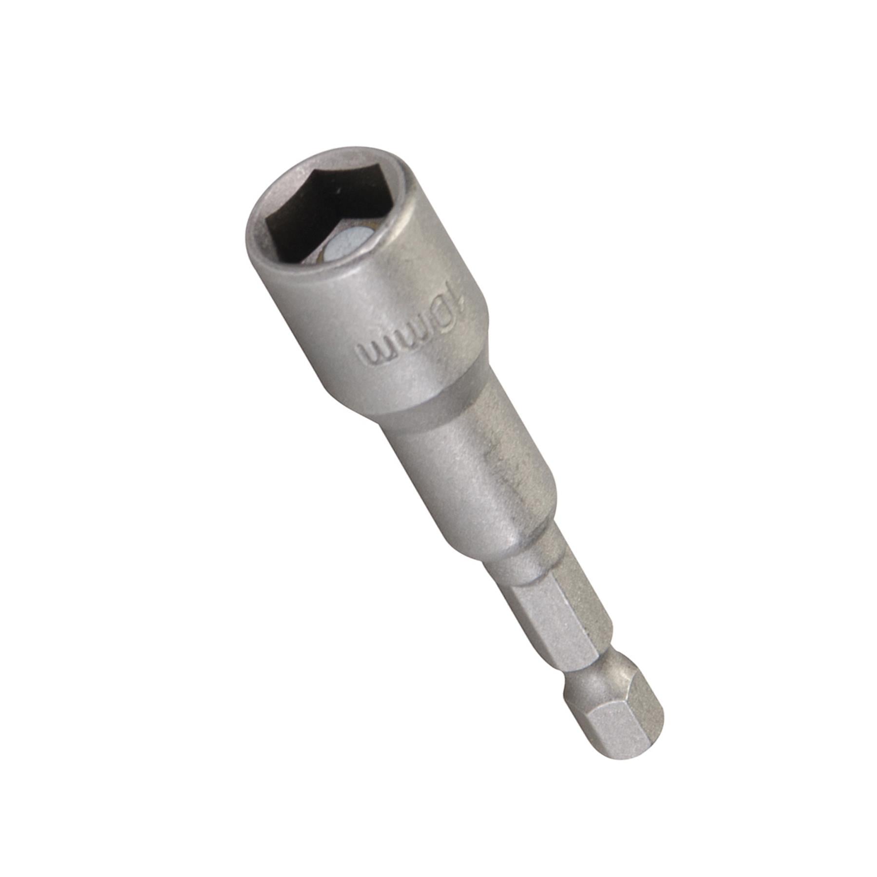 Magnetic Nut Driver 10 X 65mm Adapter Drill Screw 1/4" Hex Shank Chrome Vanadium