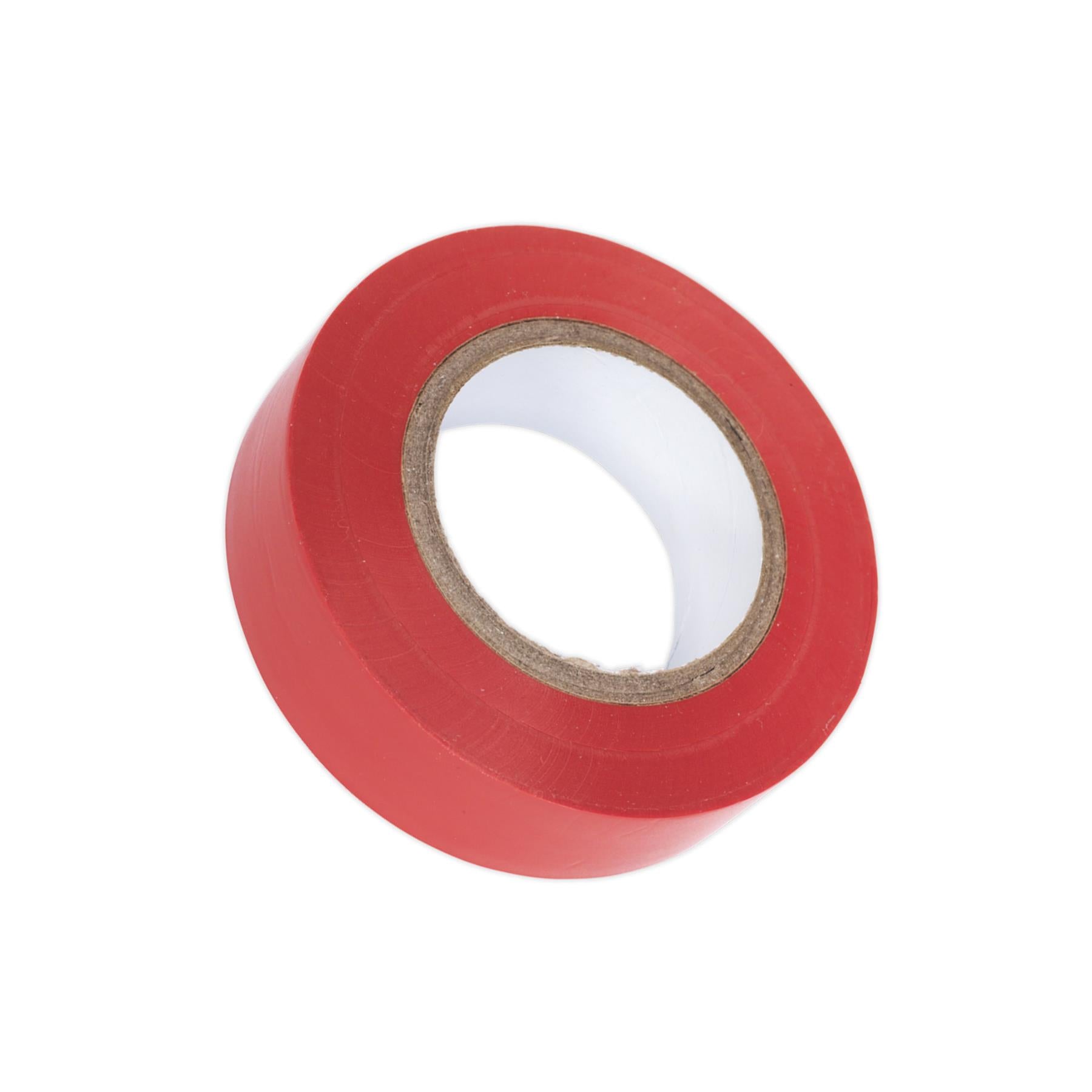 Sealey PVC Insulating Tape 19mm x 20m Red Pack of 10