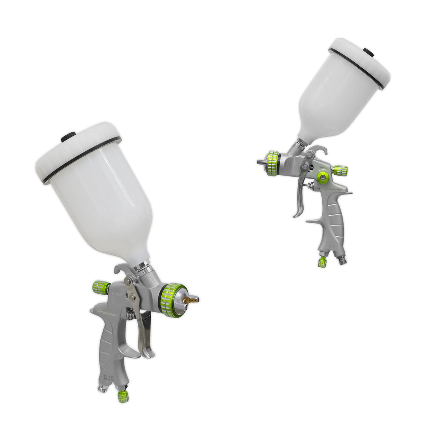 Sealey LVLP Gravity Feed Spray Gun 1.4mm Set-Up
