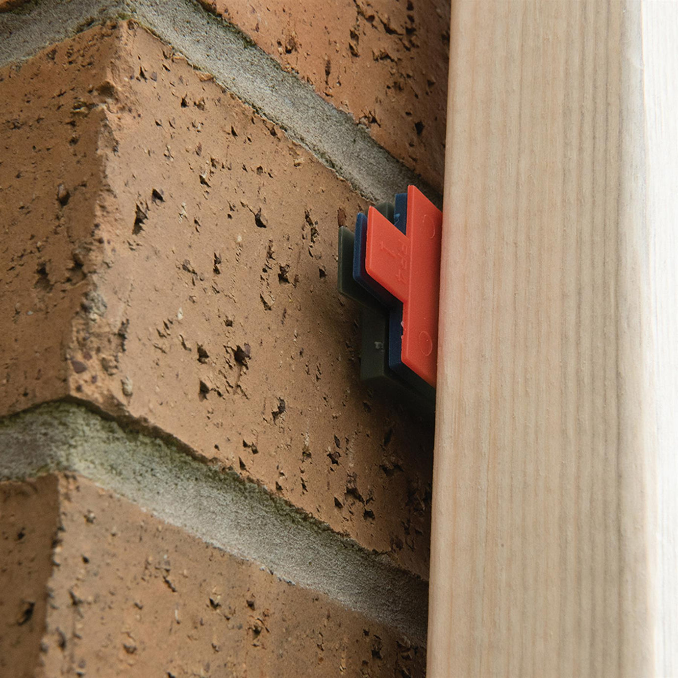 100Pk Assorted Plastic Packers 1mm 2mm 3mm 4mm 5mm and 6mm colour coded