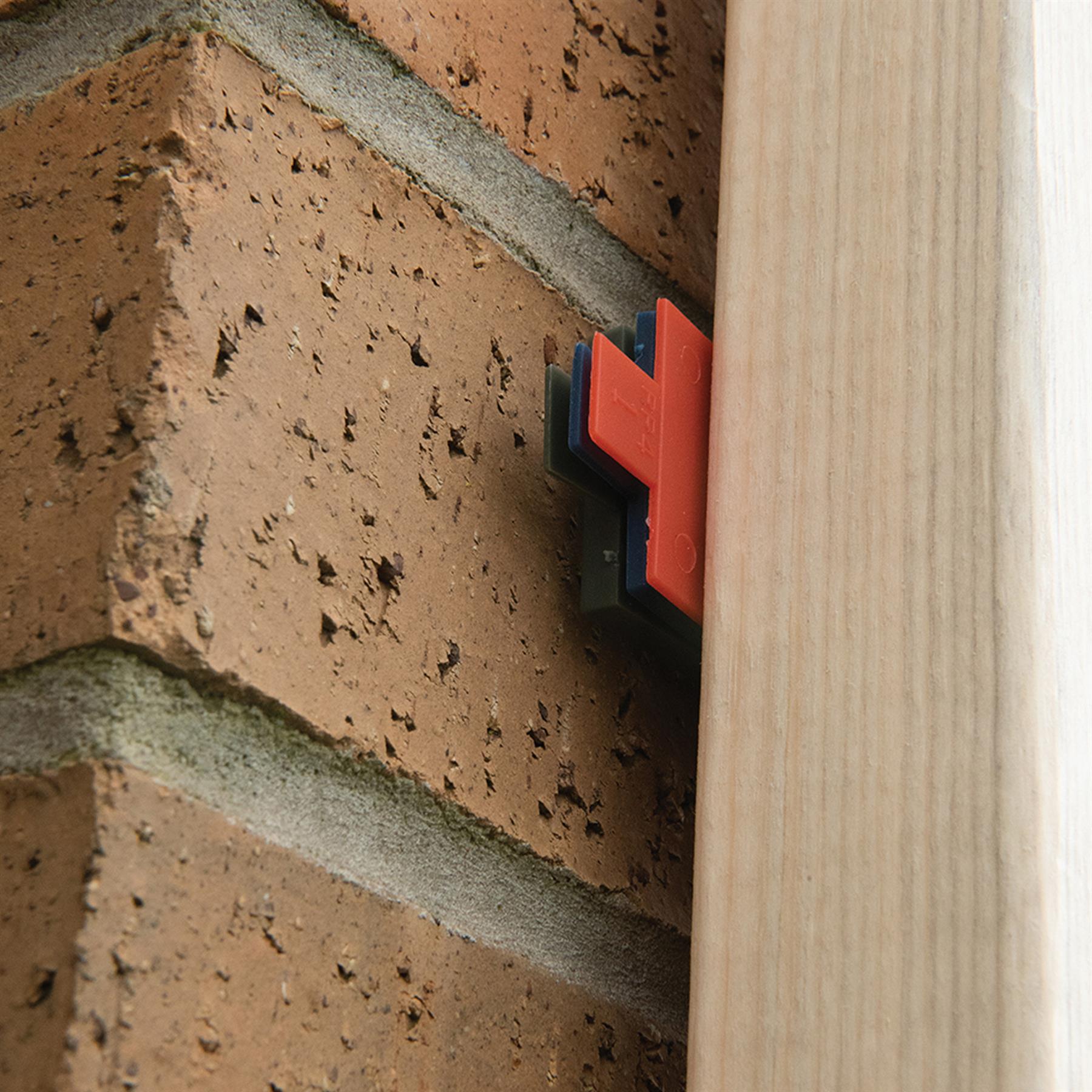 100Pk Assorted Plastic Packers 1mm 2mm 3mm 4mm 5mm and 6mm colour coded