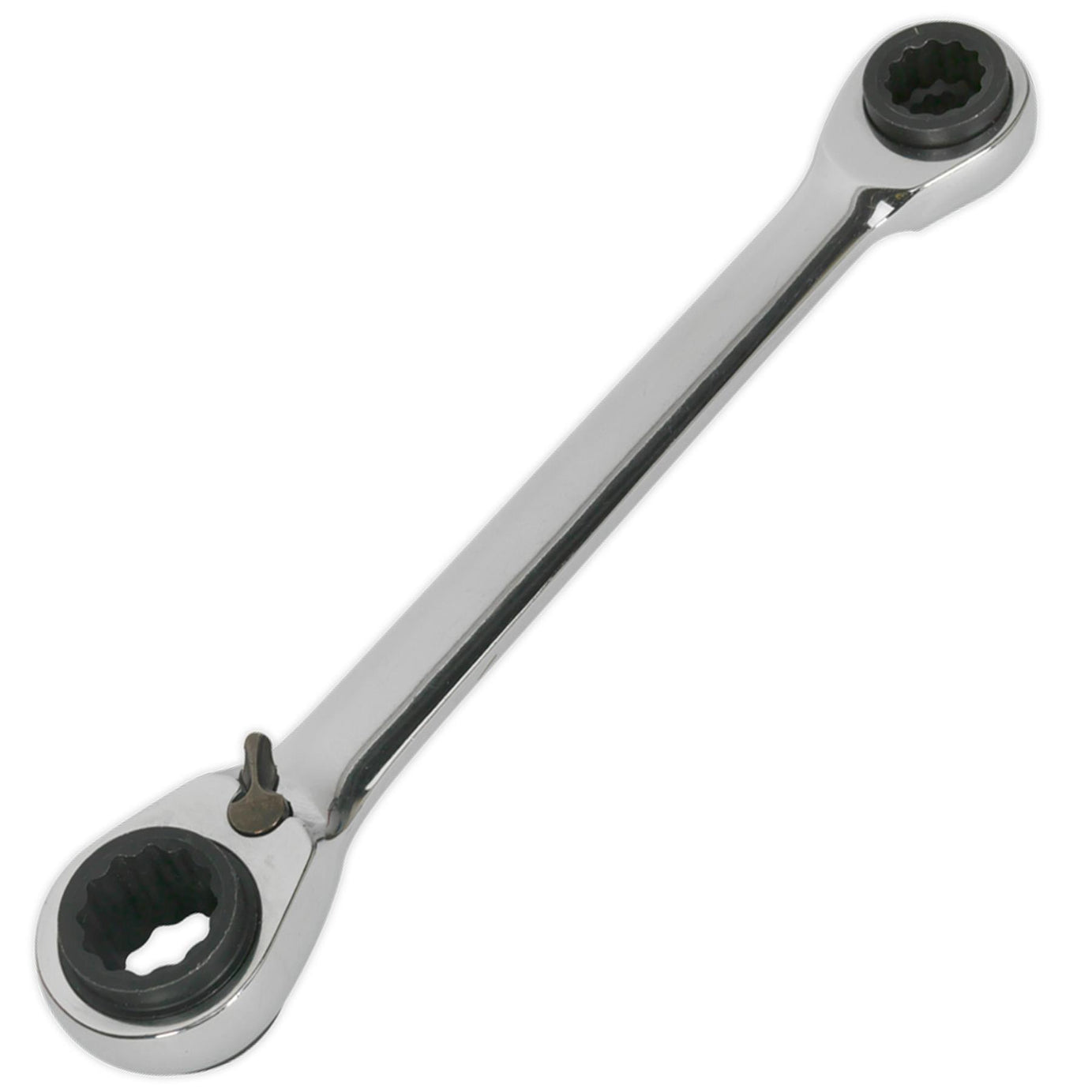 Sealey Ratchet Ring Spanner 4-in-1 Reversible Metric