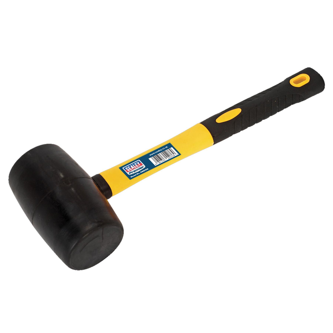 Sealey Rubber Mallet 2lb with Fibreglass Shaft
