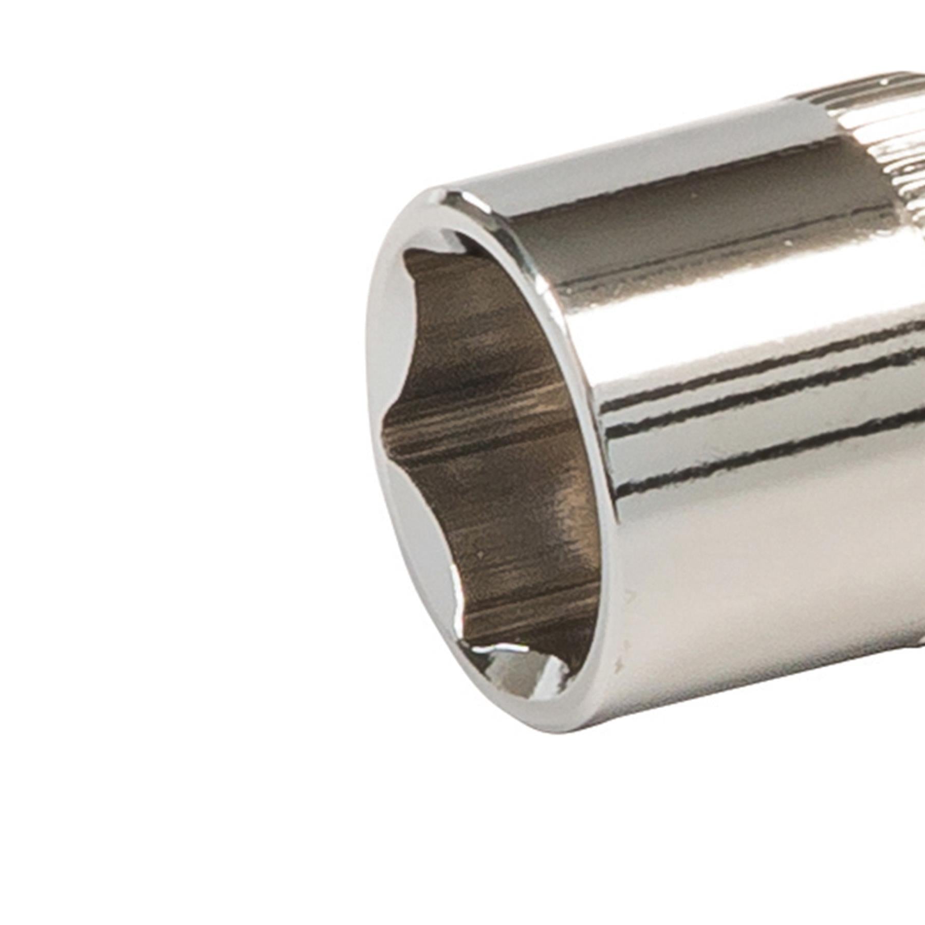 Socket 3/8" Drive Metric Hex Square 12mm Individual Hex Polished Crv Tool