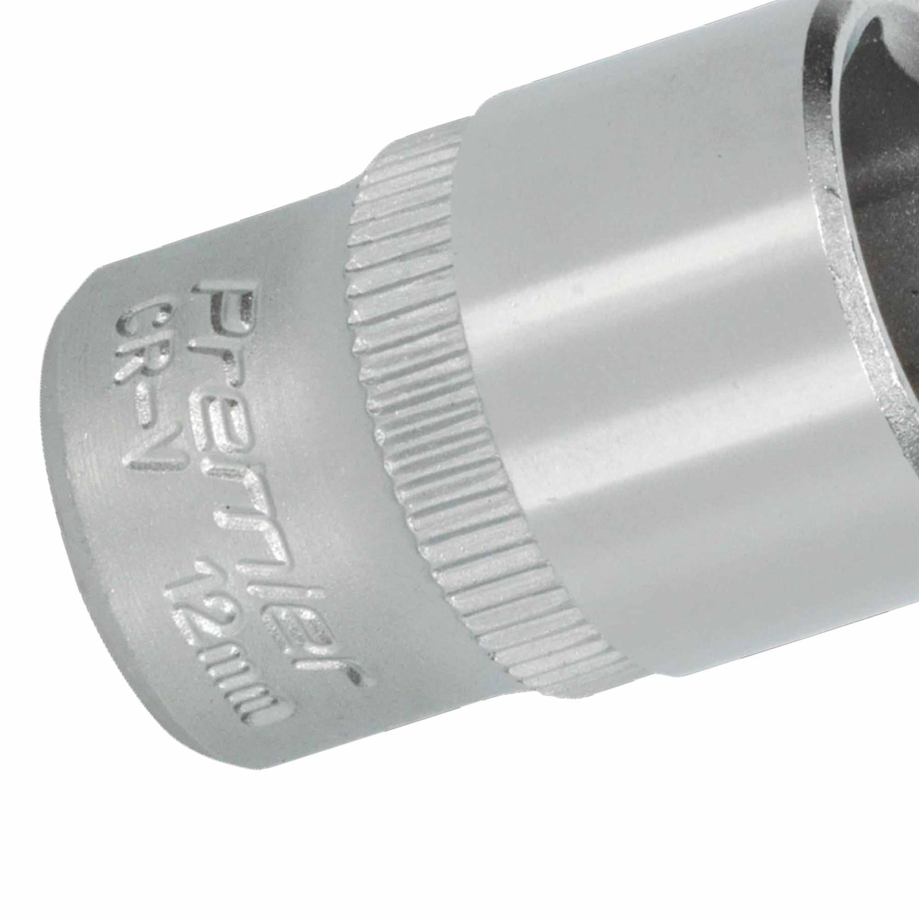Sealey WallDrive Socket 12mm 1/4"Sq Drive Chrome Vanadium Steel
