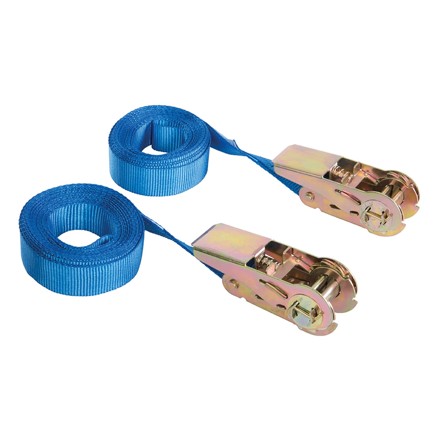 2Pk Endless Ratchet Tie-Down Strap - Rated 250Kg Capacity 500Kg Quality