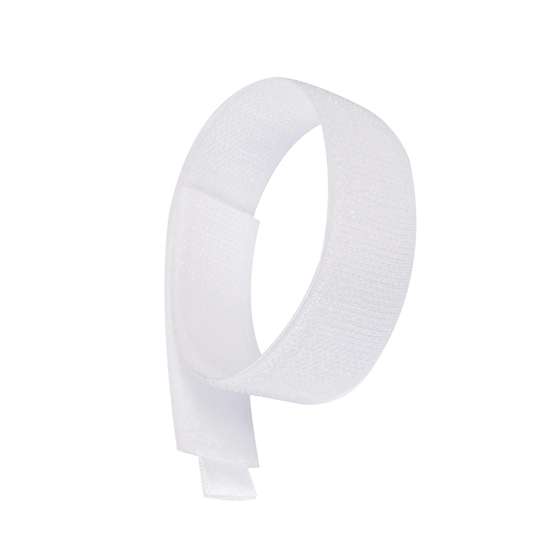 Hook and Loop 300mm White Nylon strap strapping Cable Ties with buckle Band luggage Strap