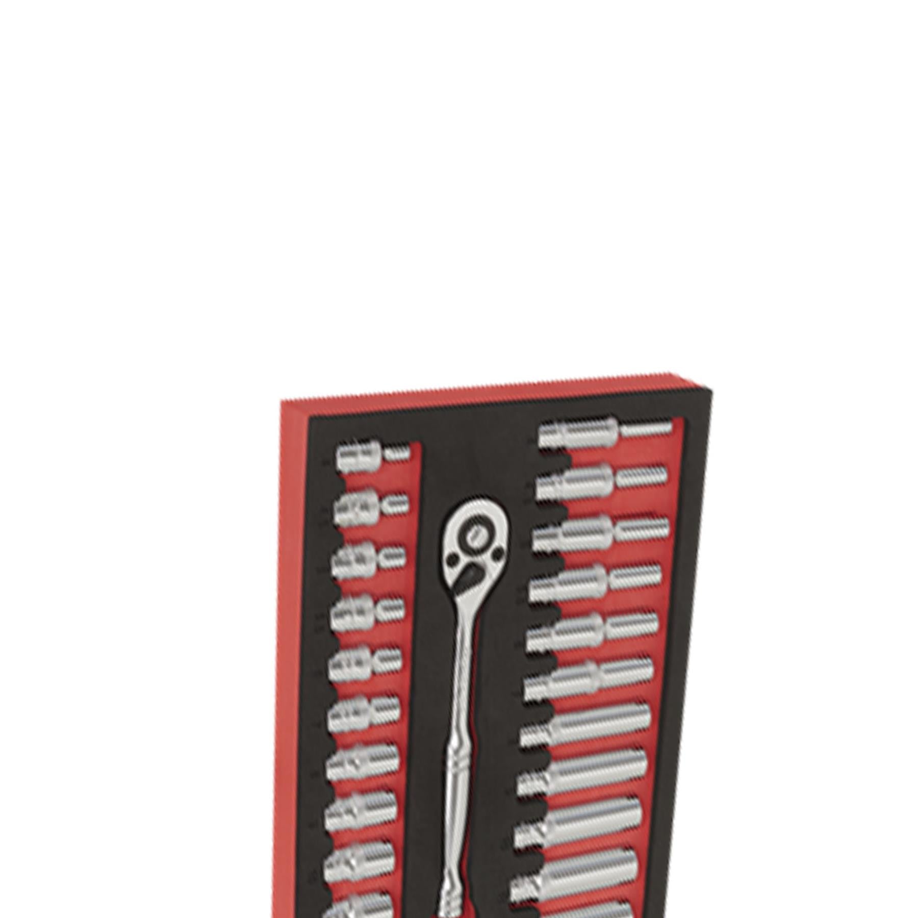 Sealey Ratchet Wrench & Socket Set 27pc 1/4"Sq Drive