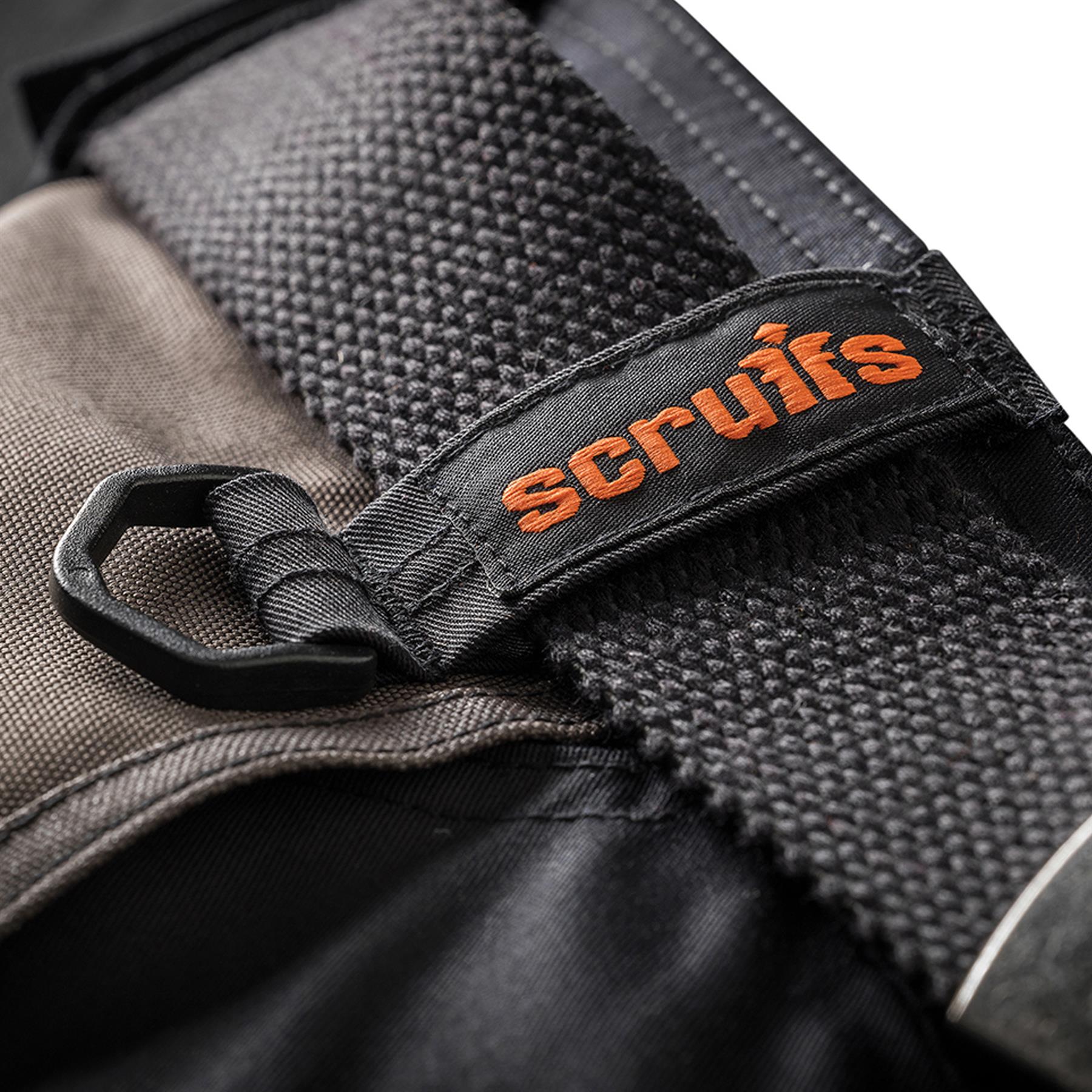 Scruffs Pro Flex Trousers + Holster Pockets Black Inc Belt 38L New
