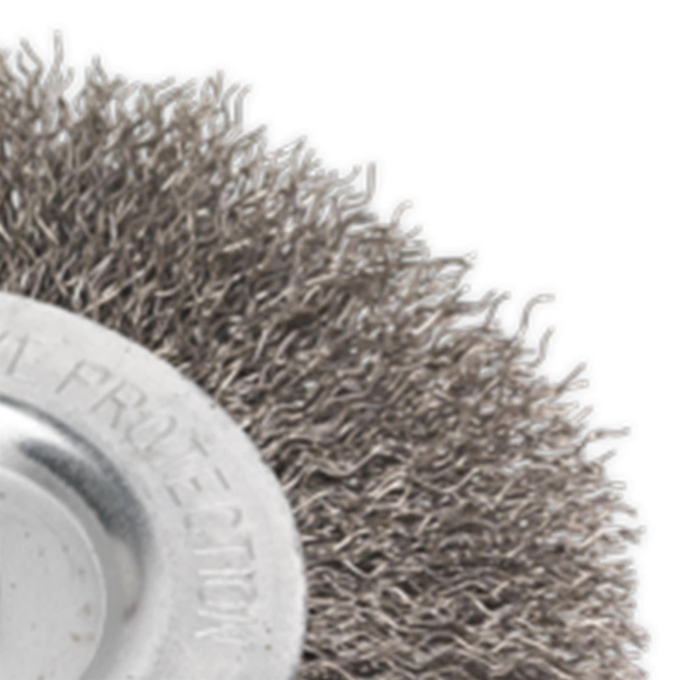 Sealey Flat Wire Brush Stainless Steel 100mm with 6mm Shaft