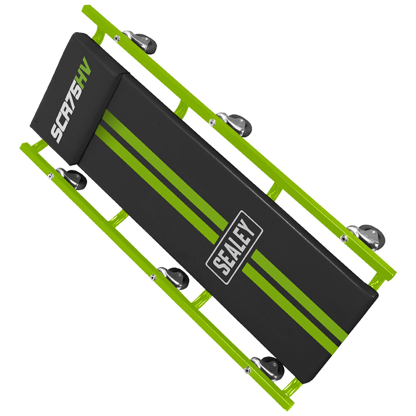 Sealey 36" American-Style Creeper Steel Frame & 6 Wheels - Hi-Vis