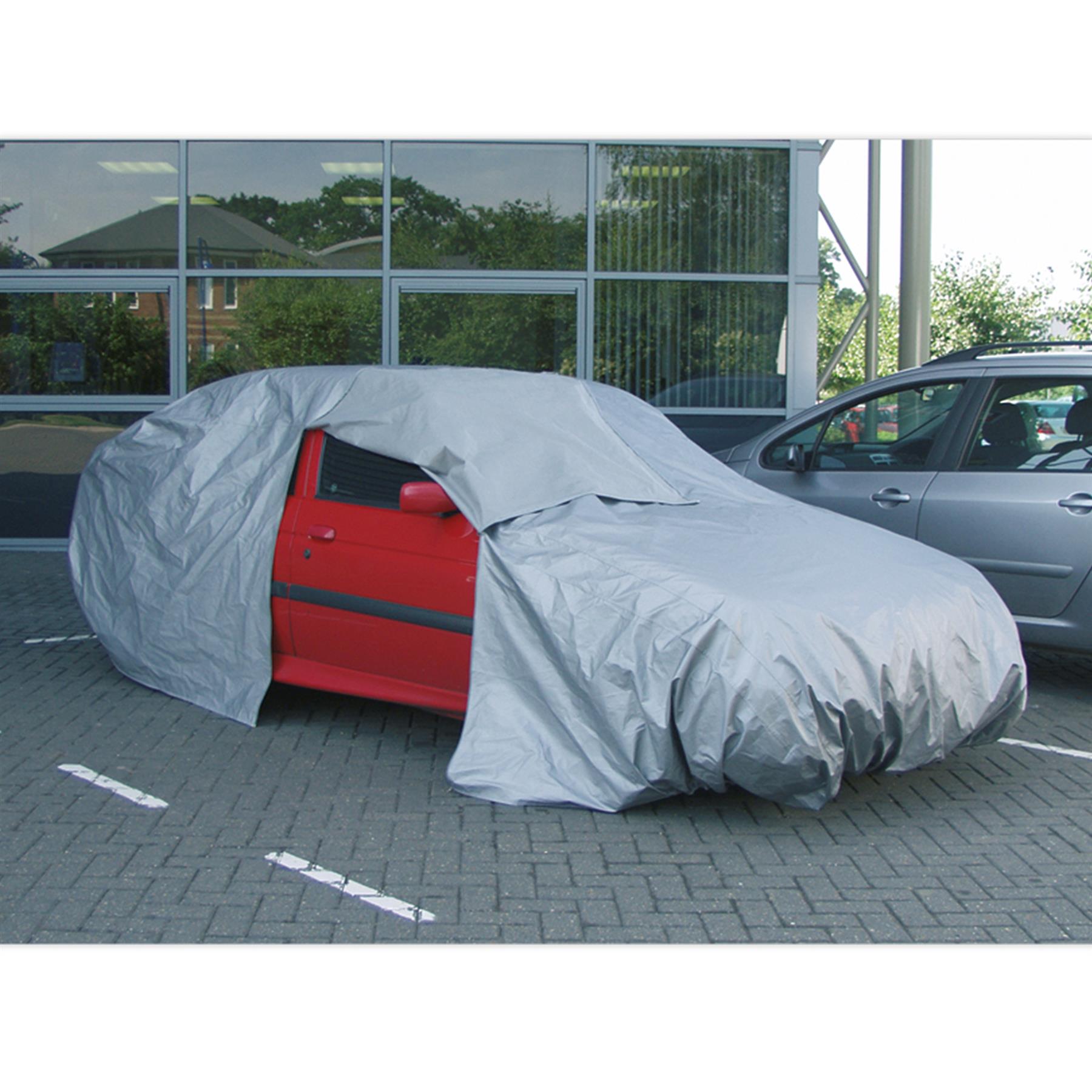 Sealey CCEM Car Cover Lightweight Medium 4060 x 1650 x 1220mm
