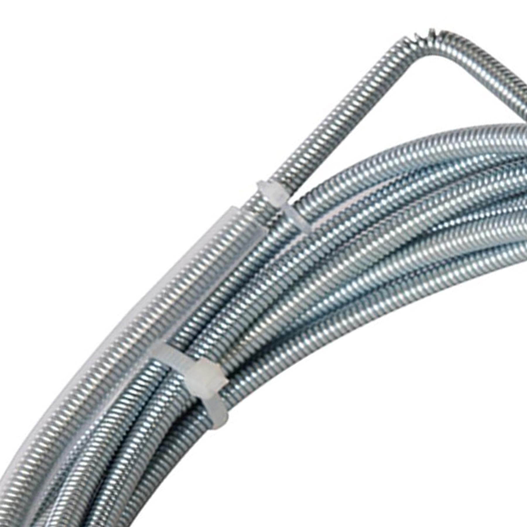 Drain Auger 3M Spring Wire With Corkscrew Auger Probe Strong Plastic Handle