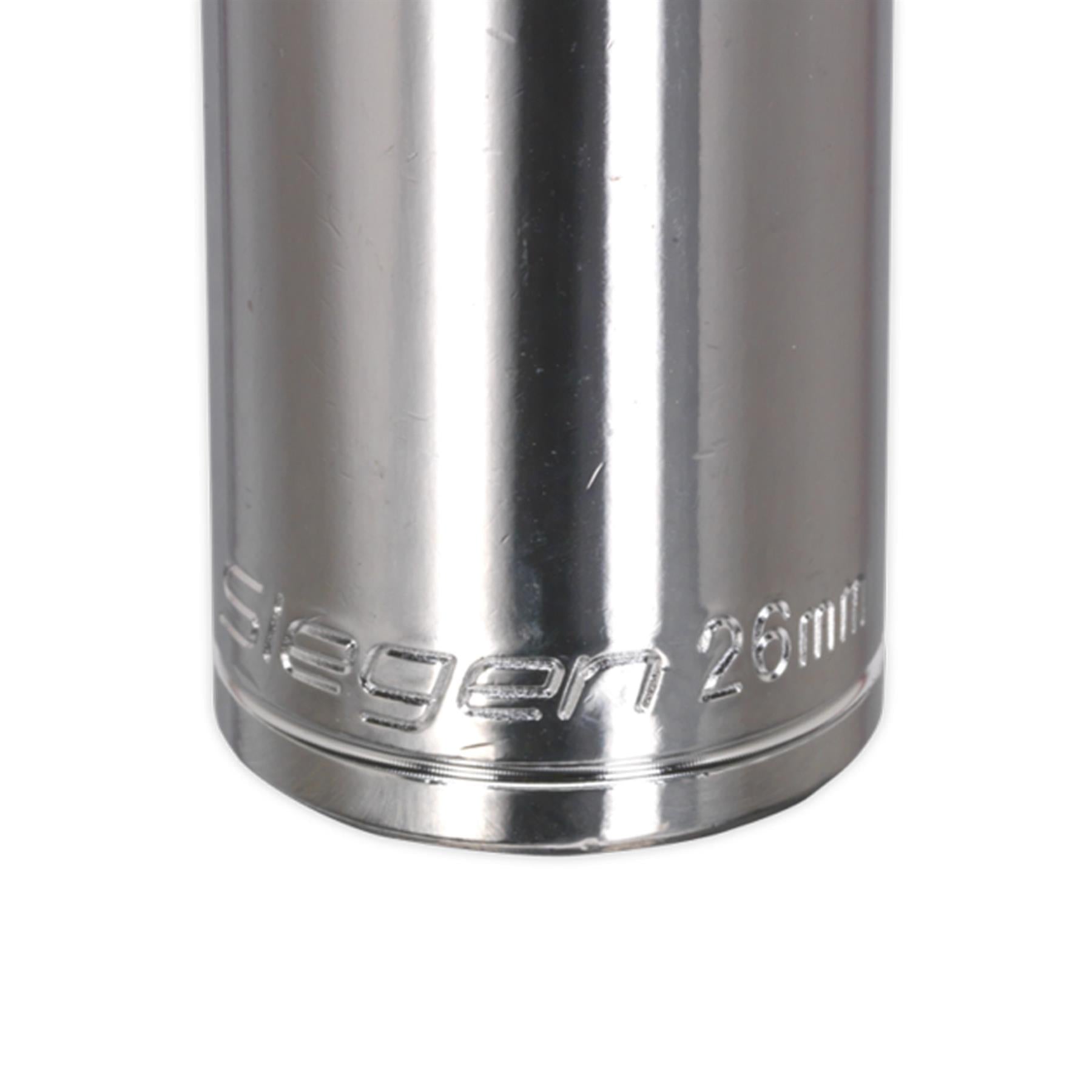 Sealey WallDrive Socket 26mm Deep 1/2"Sq Drive