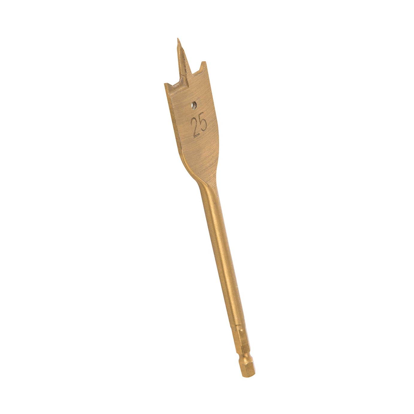 Flat Spade 25mm Titanium-gold Wood Drill Bits Timber Boring Hole Cutter Borer