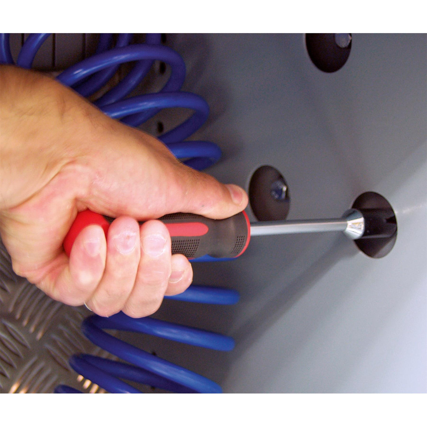 Sealey 12pc Nut Driver Spinner Screwdriver Set 4-14mm Hex 240mm Length AK4911